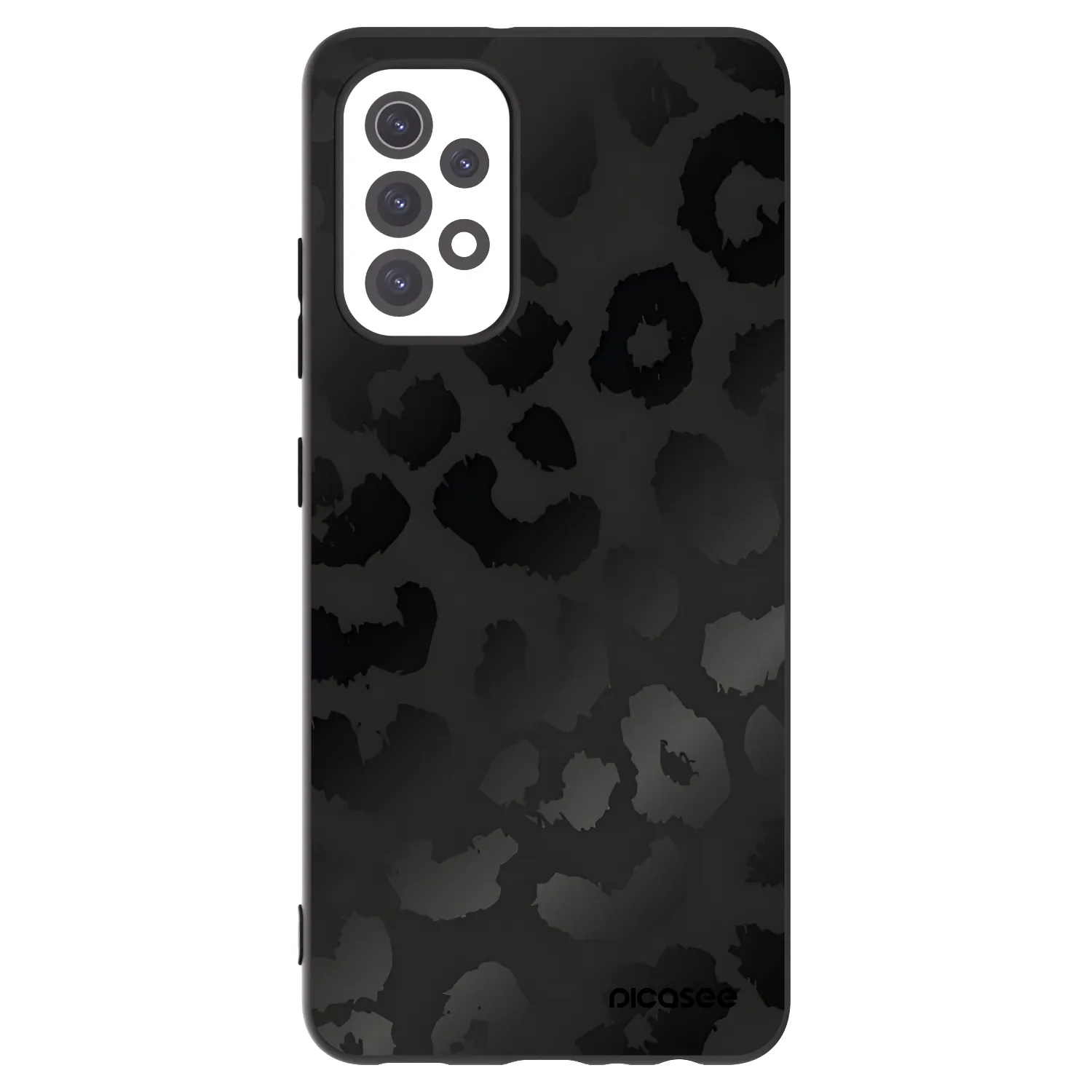 Picasee husă neagră din silicon pentru Samsung Galaxy A32 5G A326B - Midnight Leopard