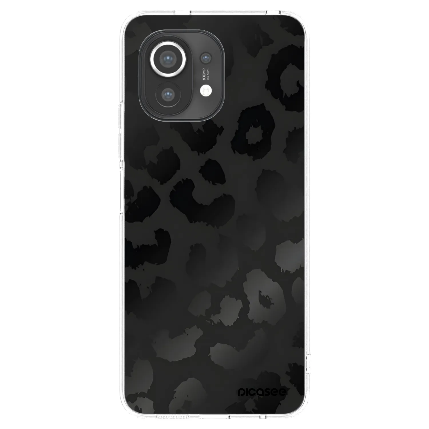 Picasee husă transparentă din silicon pentru Xiaomi Mi 11 - Midnight Leopard