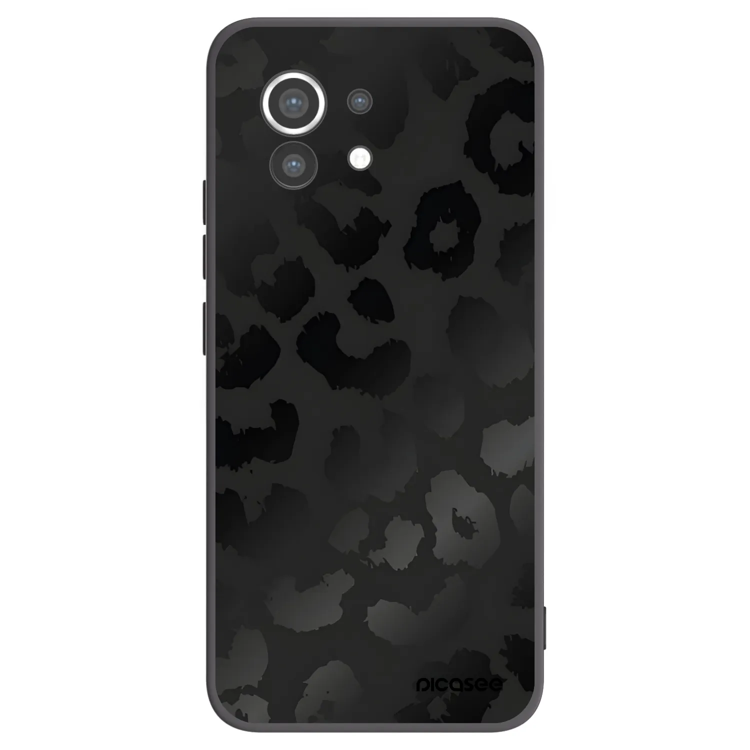 Picasee husă neagră din silicon pentru Xiaomi Mi 11 - Midnight Leopard
