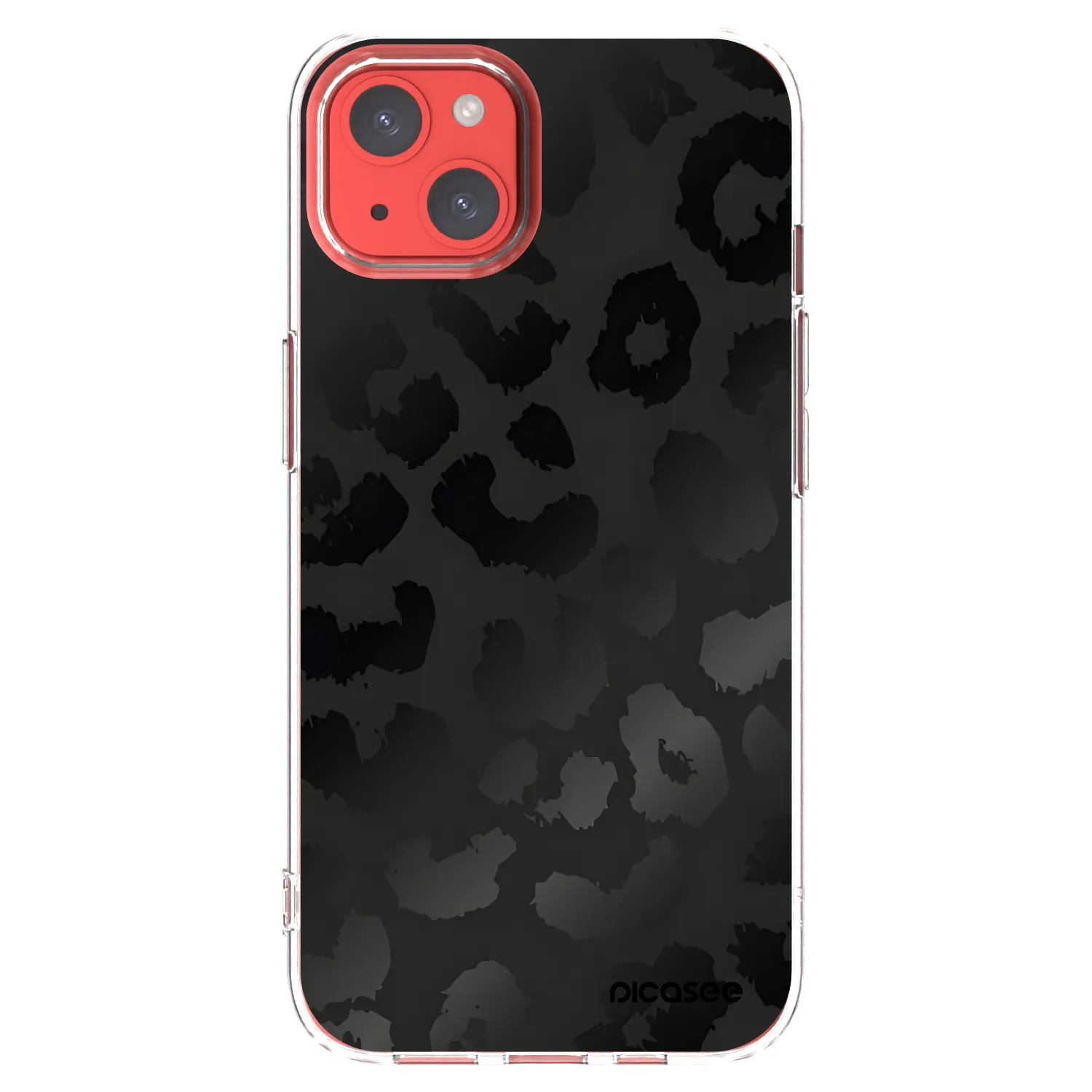 Picasee husă transparentă din silicon pentru Apple iPhone 13 - Midnight Leopard