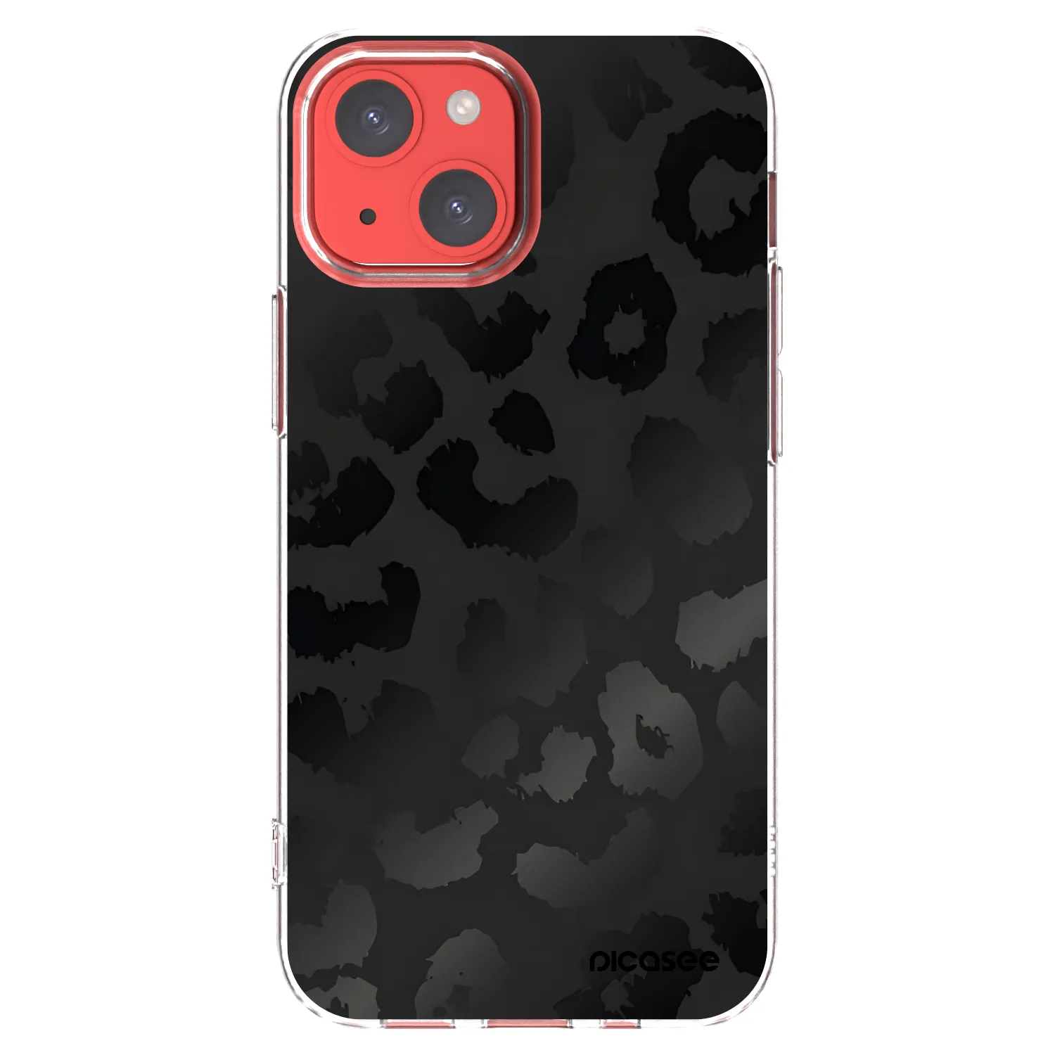 Picasee husă transparentă din silicon pentru Apple iPhone 13 mini - Midnight Leopard