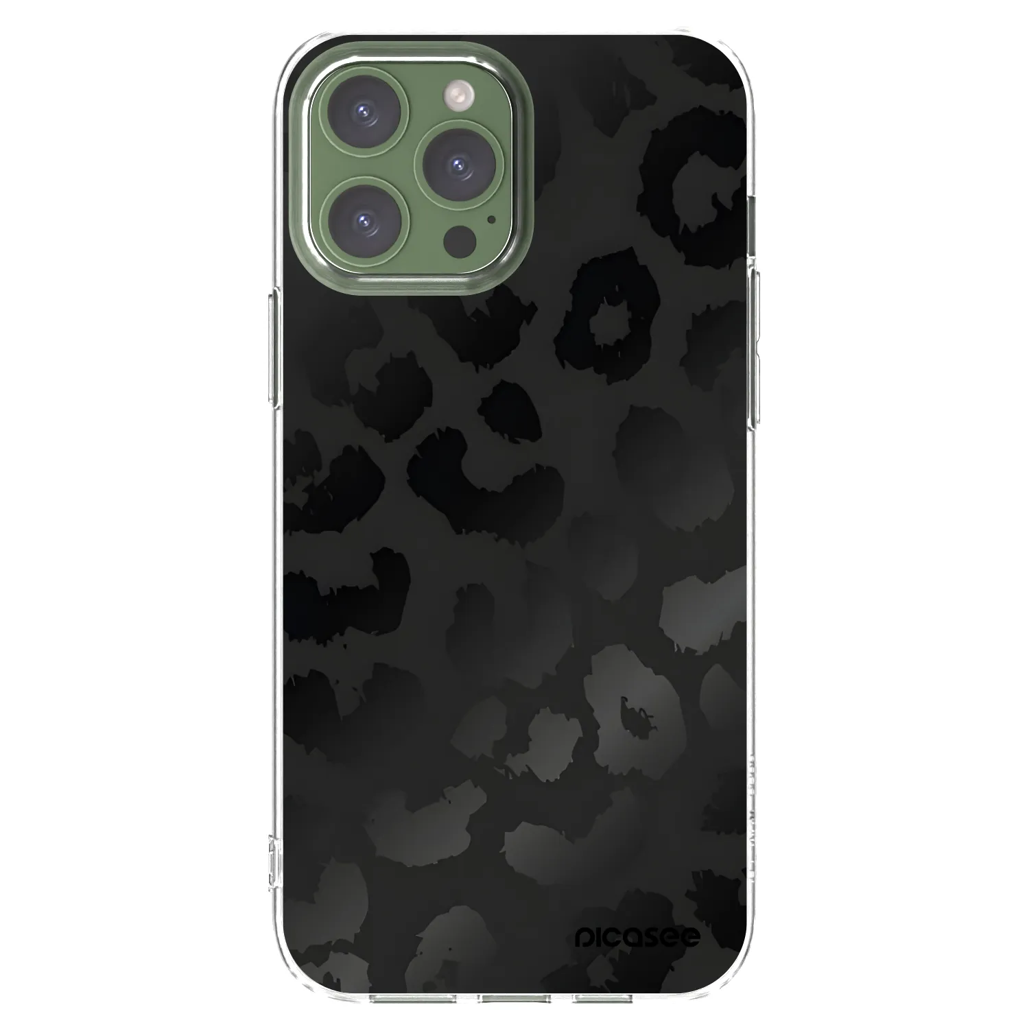 Picasee husă transparentă din silicon pentru Apple iPhone 13 Pro Max - Midnight Leopard