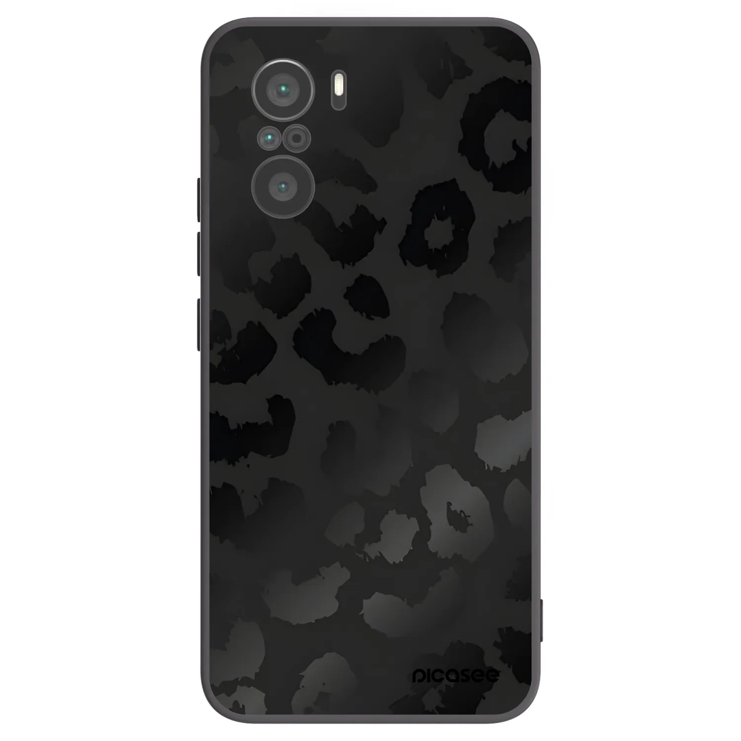 Picasee husă neagră din silicon pentru Xiaomi Poco F3 - Midnight Leopard