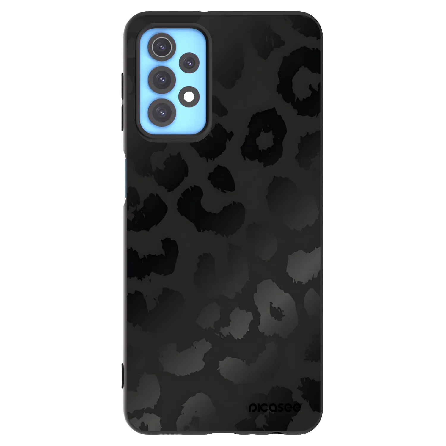 Picasee husă neagră din silicon pentru Samsung Galaxy A32 4G SM-A325F - Midnight Leopard