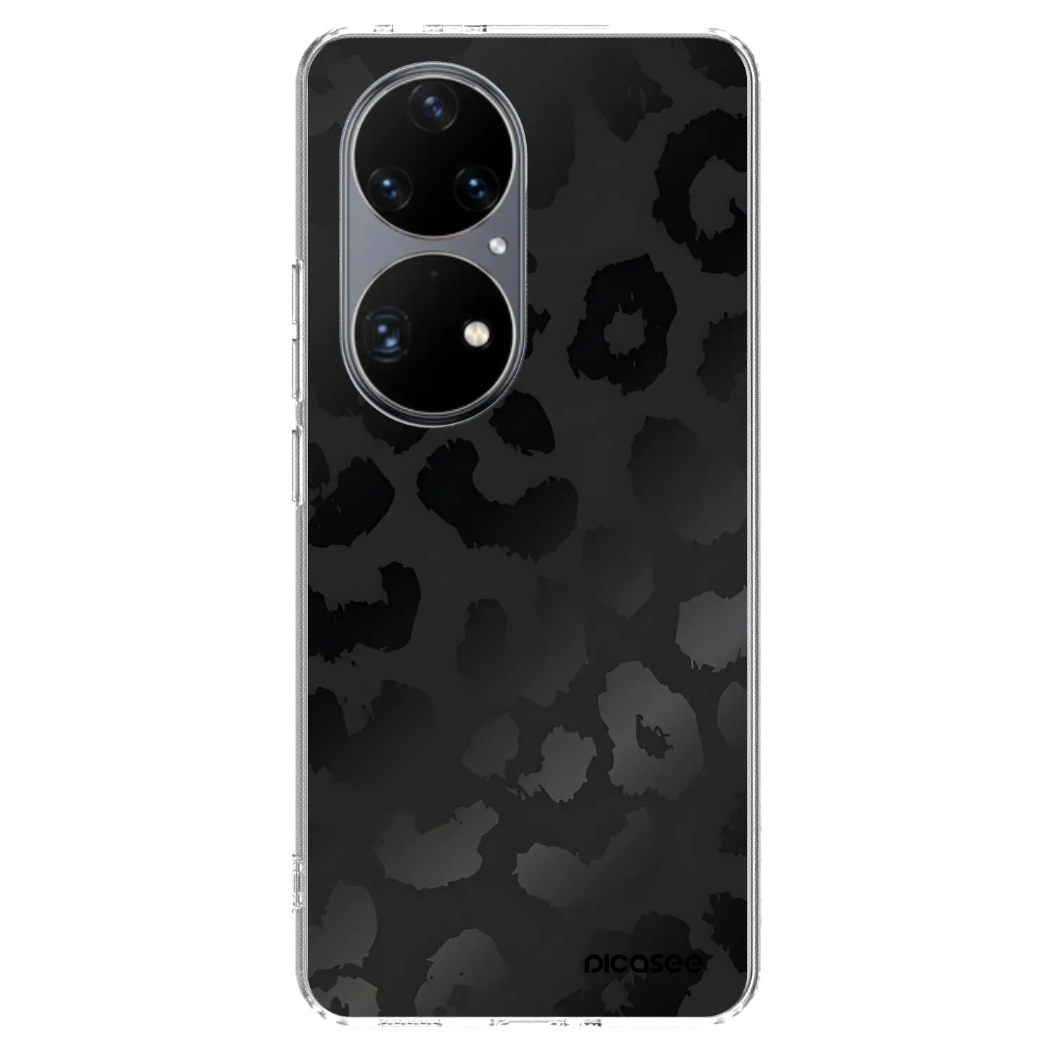 Picasee husă transparentă din silicon pentru Huawei P50 - Midnight Leopard