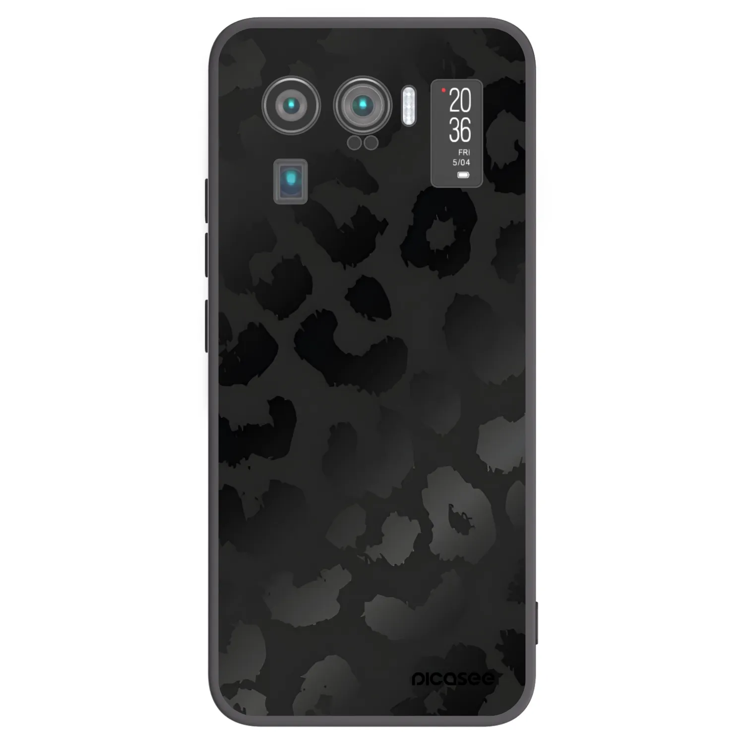 Picasee husă neagră din silicon pentru Xiaomi Mi 11 Ultra - Midnight Leopard