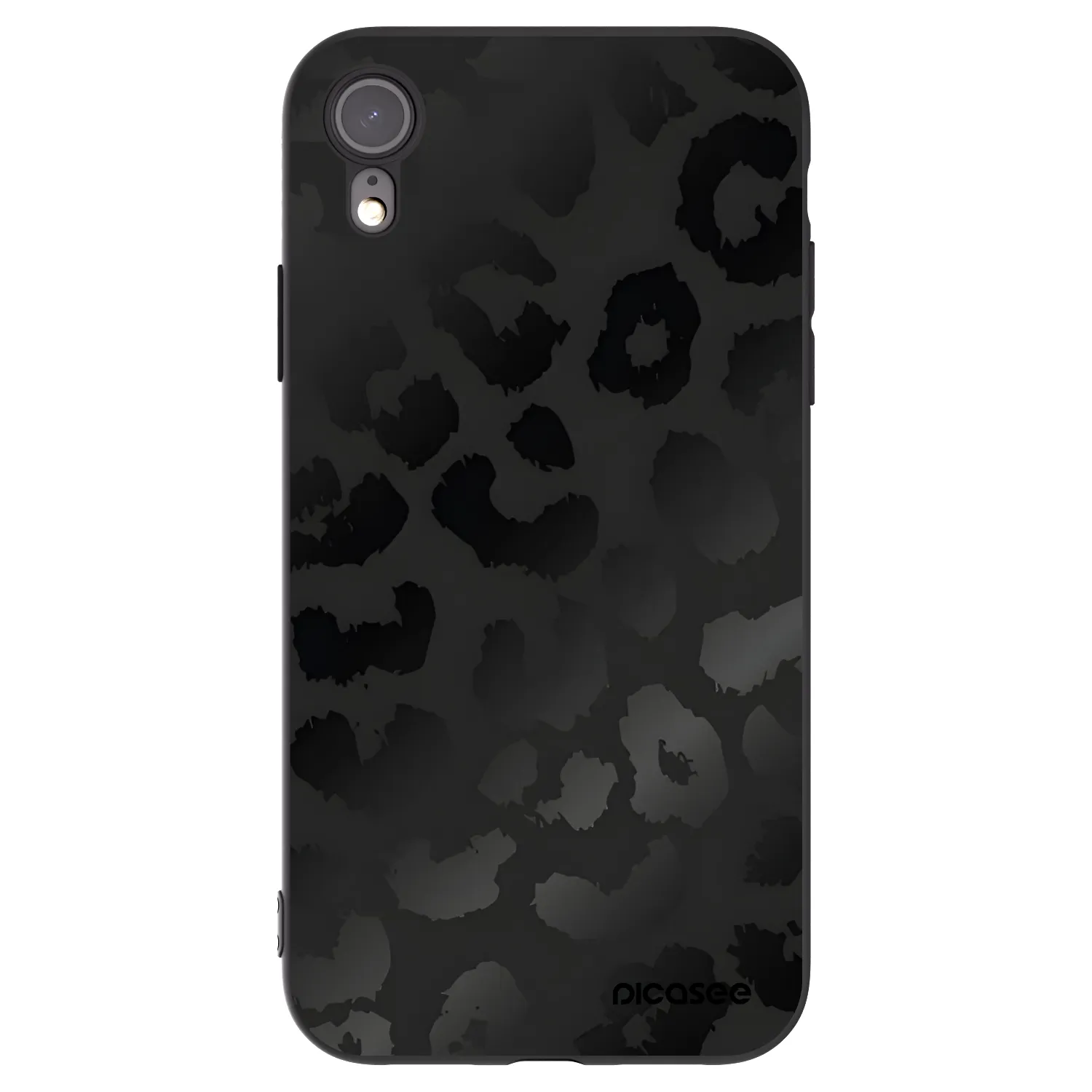 Picasee husă neagră din silicon pentru Apple iPhone 6 Plus/6S Plus - Midnight Leopard