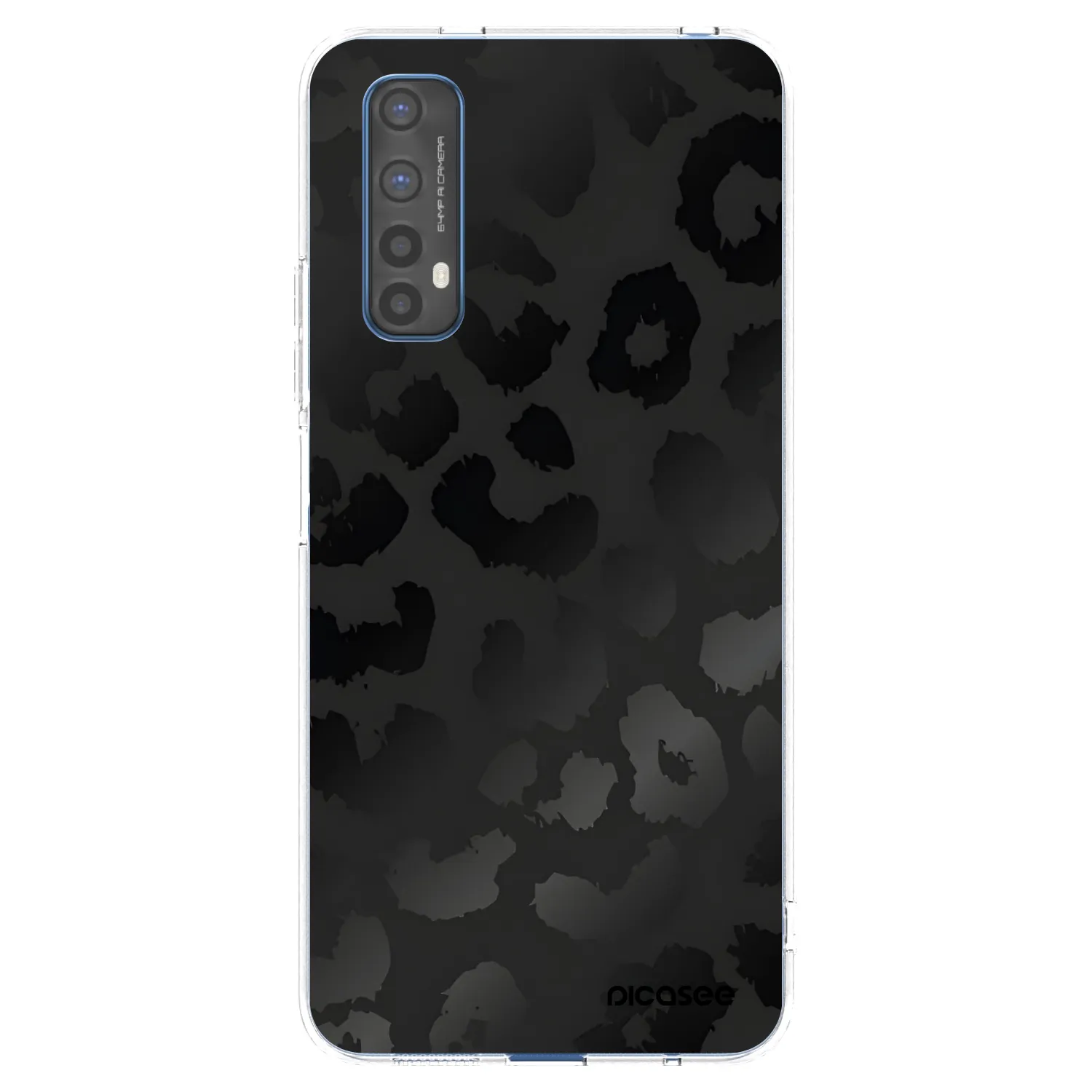 Picasee husă transparentă din silicon pentru Realme 7 - Midnight Leopard