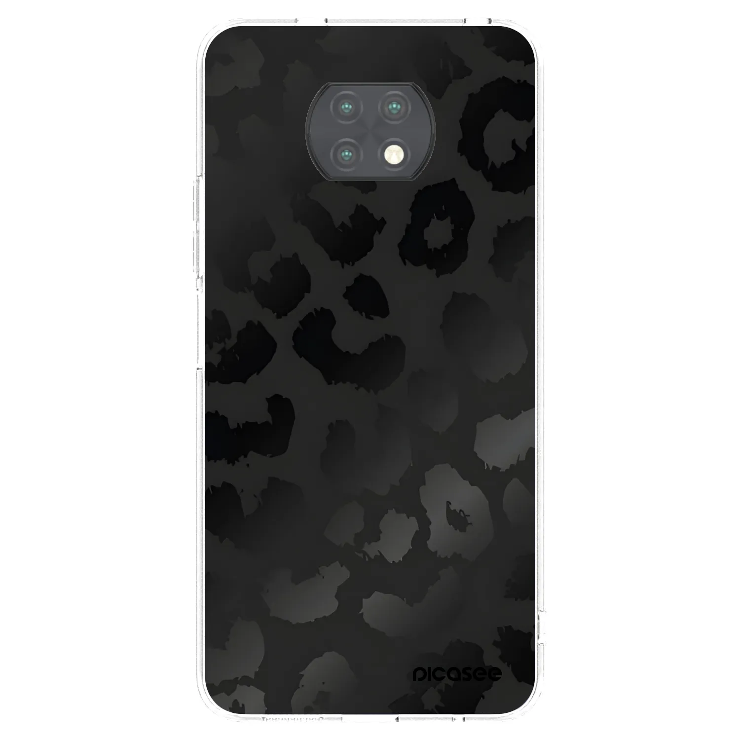 Picasee husă transparentă din silicon pentru Xiaomi Redmi Note 9T - Midnight Leopard