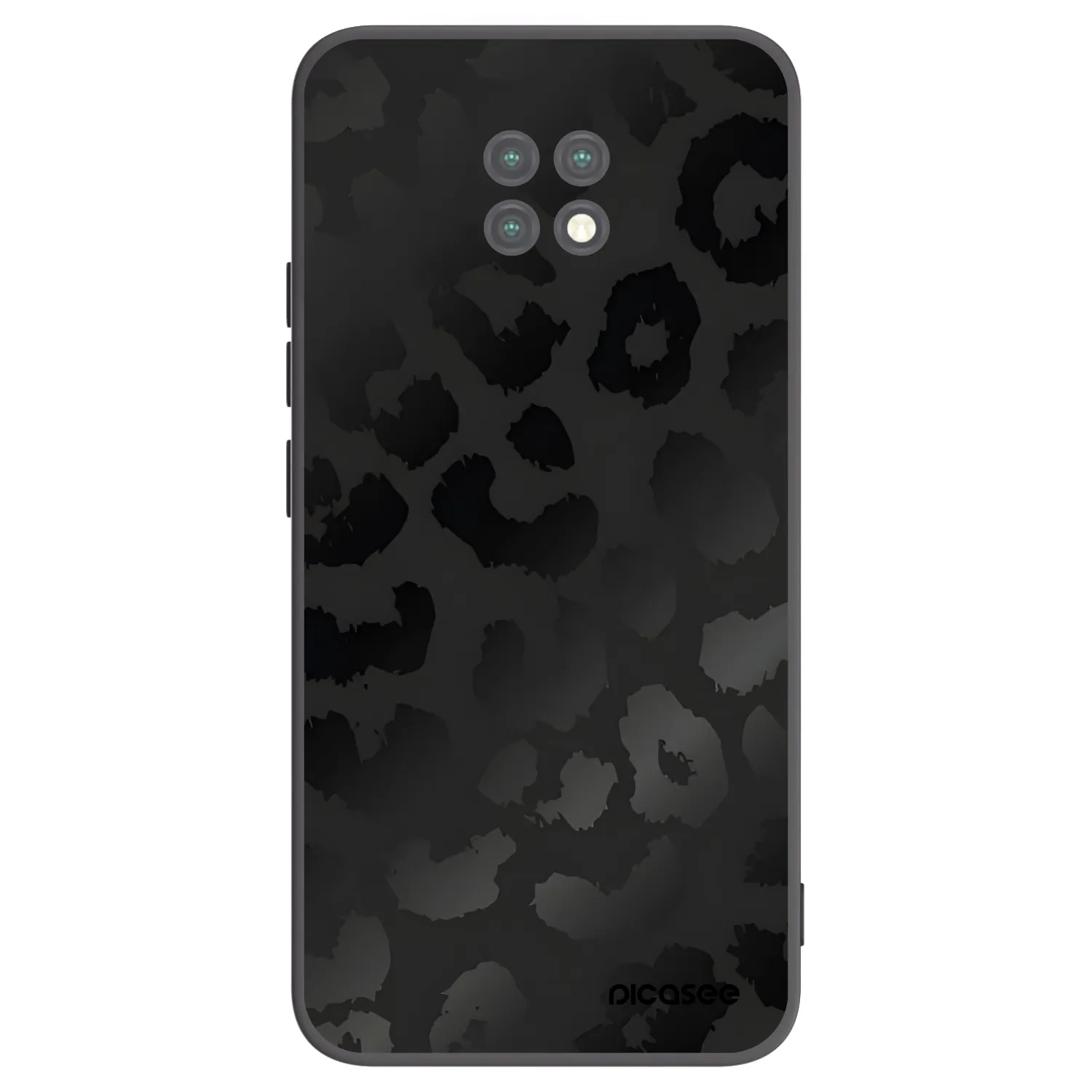 Picasee husă neagră din silicon pentru Xiaomi Redmi Note 9T - Midnight Leopard