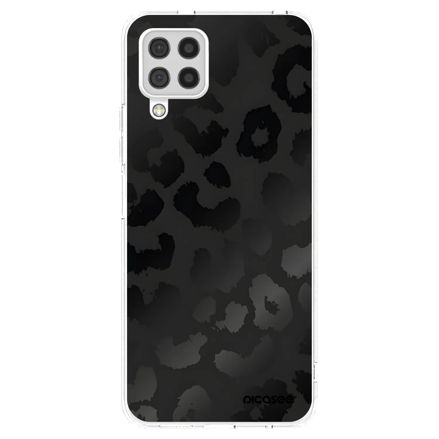 Picasee husă transparentă din silicon pentru Samsung Galaxy A22 A225F 4G - Midnight Leopard
