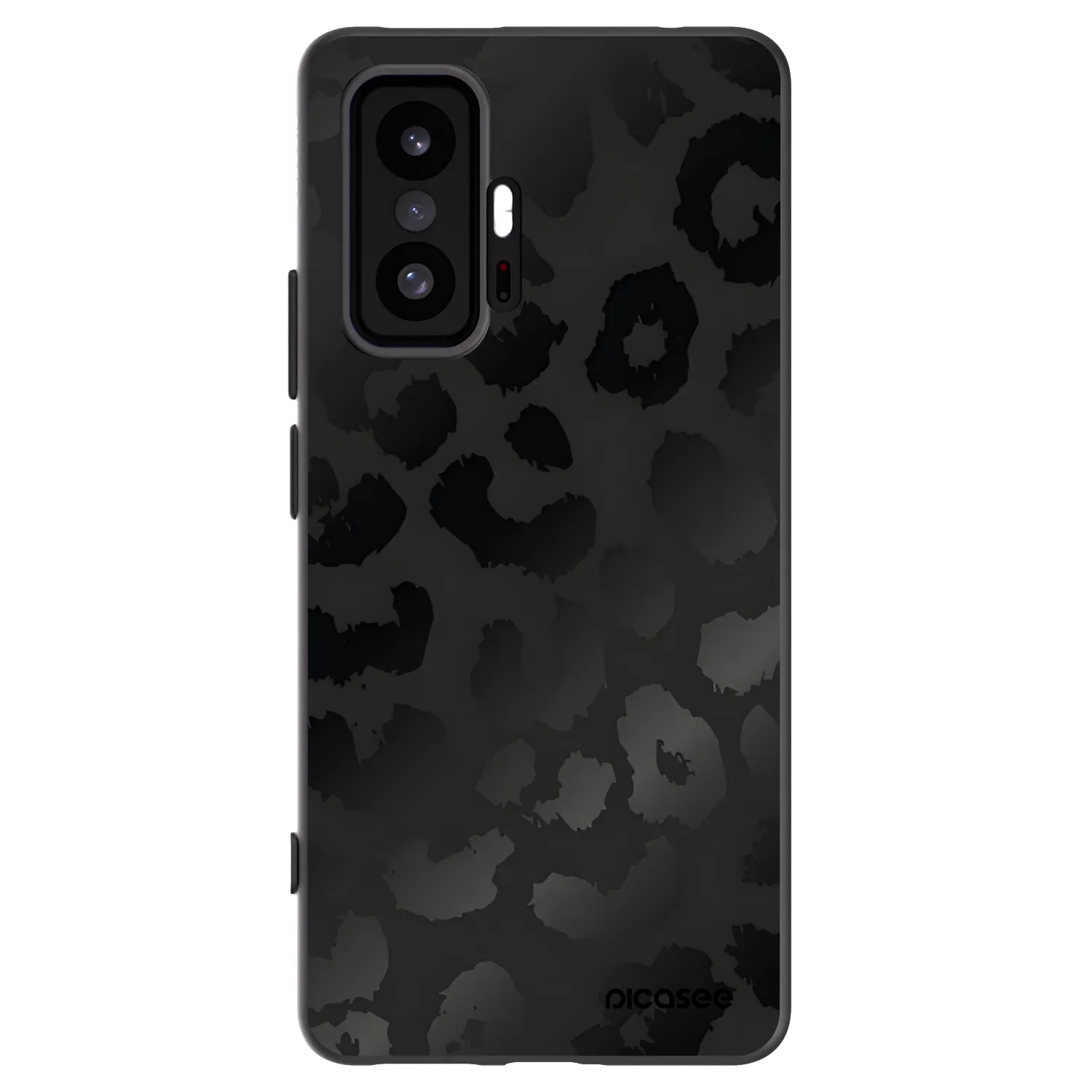Picasee husă neagră din silicon pentru Xiaomi 11T Pro - Midnight Leopard