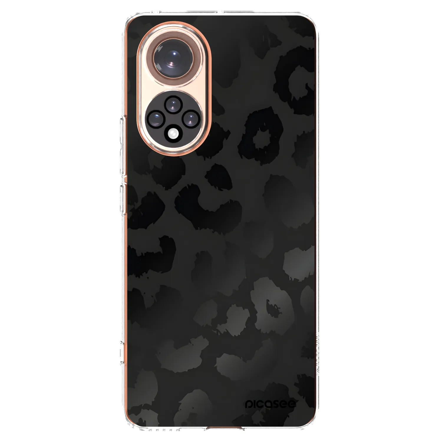 Picasee husă transparentă din silicon pentru Huawei Nova 9 - Midnight Leopard