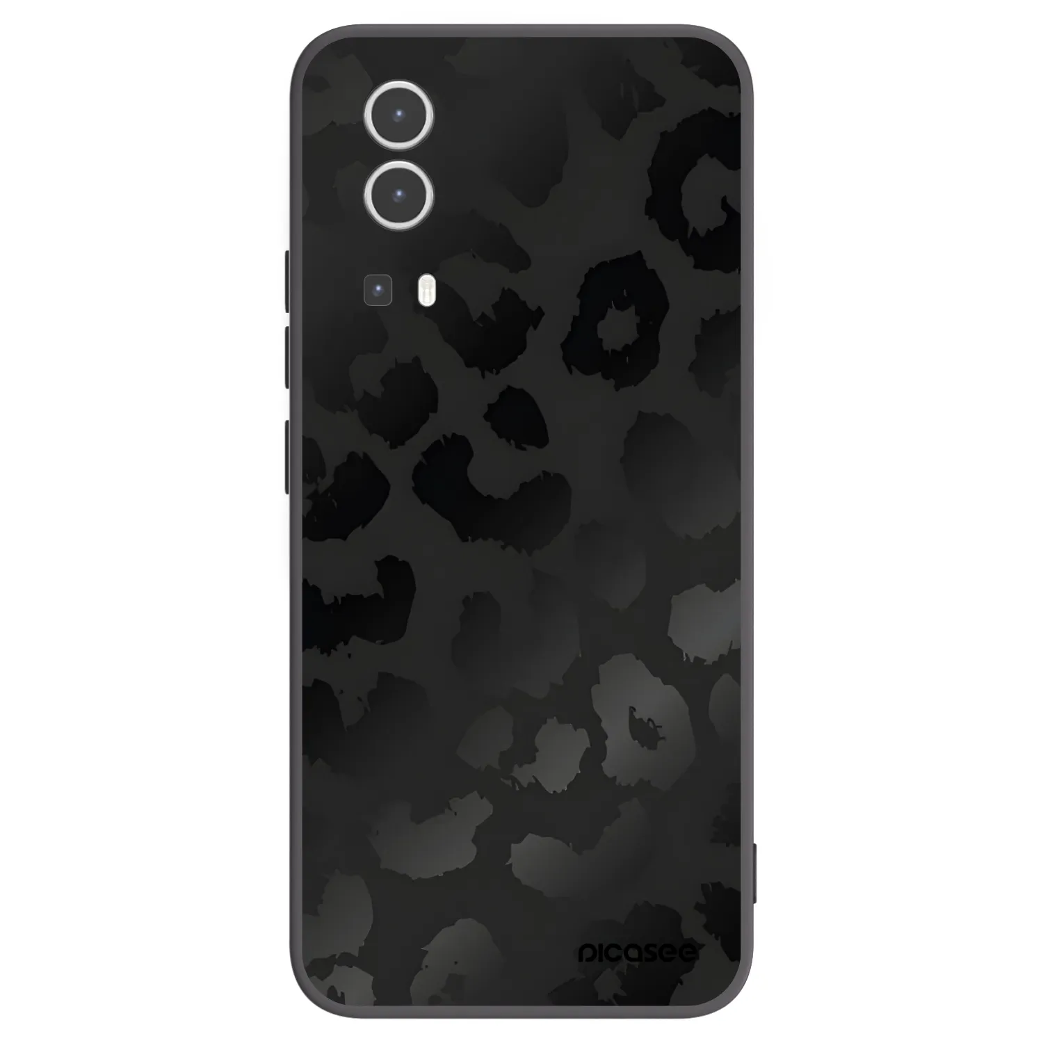Picasee husă neagră din silicon pentru Vivo Y72 5G - Midnight Leopard