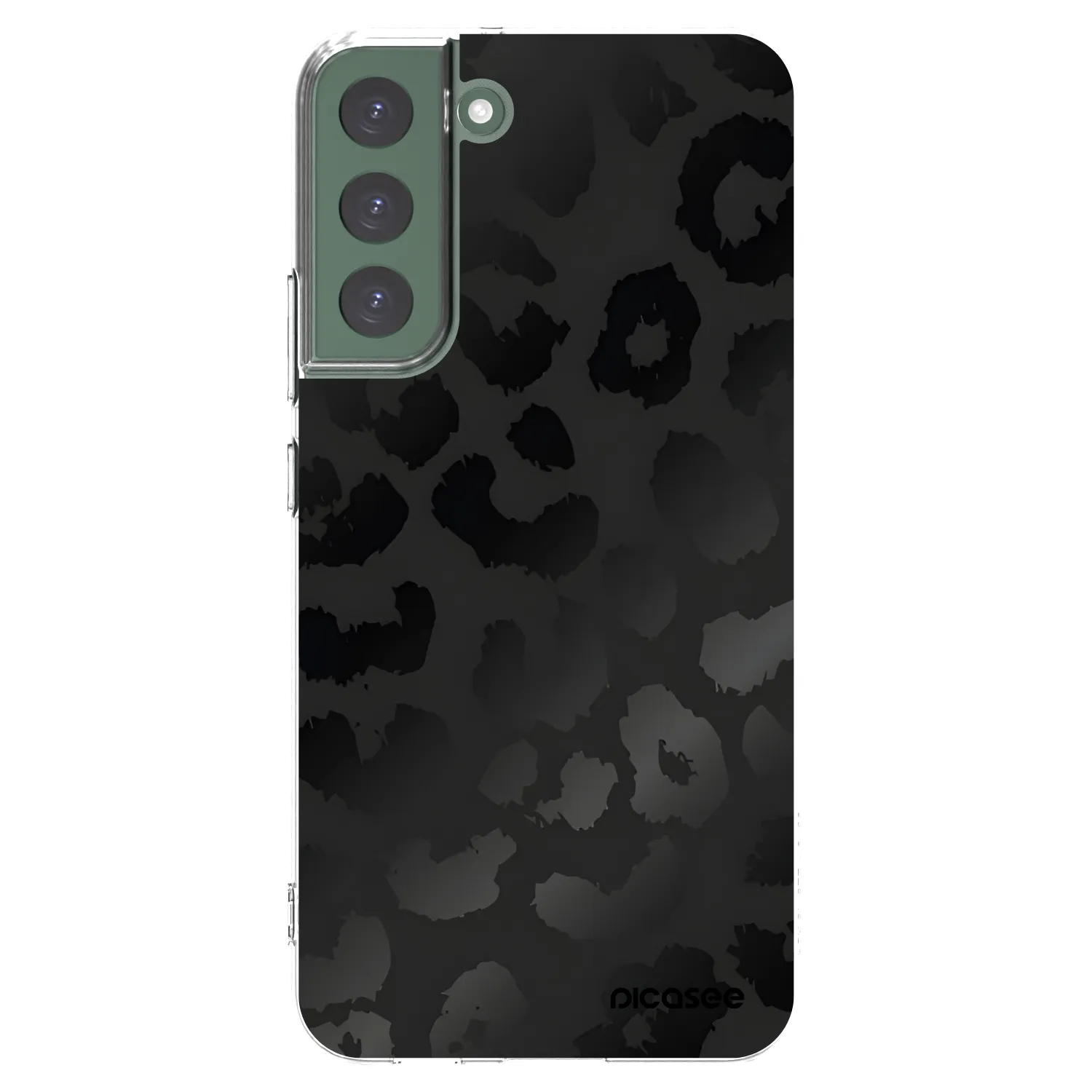 Picasee husă transparentă din silicon pentru Samsung Galaxy S22+ 5G - Midnight Leopard