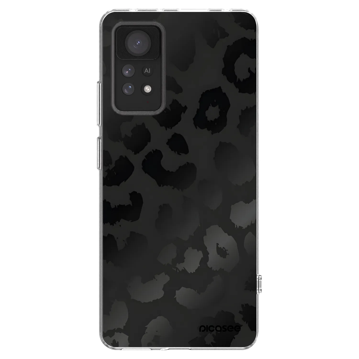 Picasee husă transparentă din silicon pentru Xiaomi Redmi Note 11 Pro 5G - Midnight Leopard