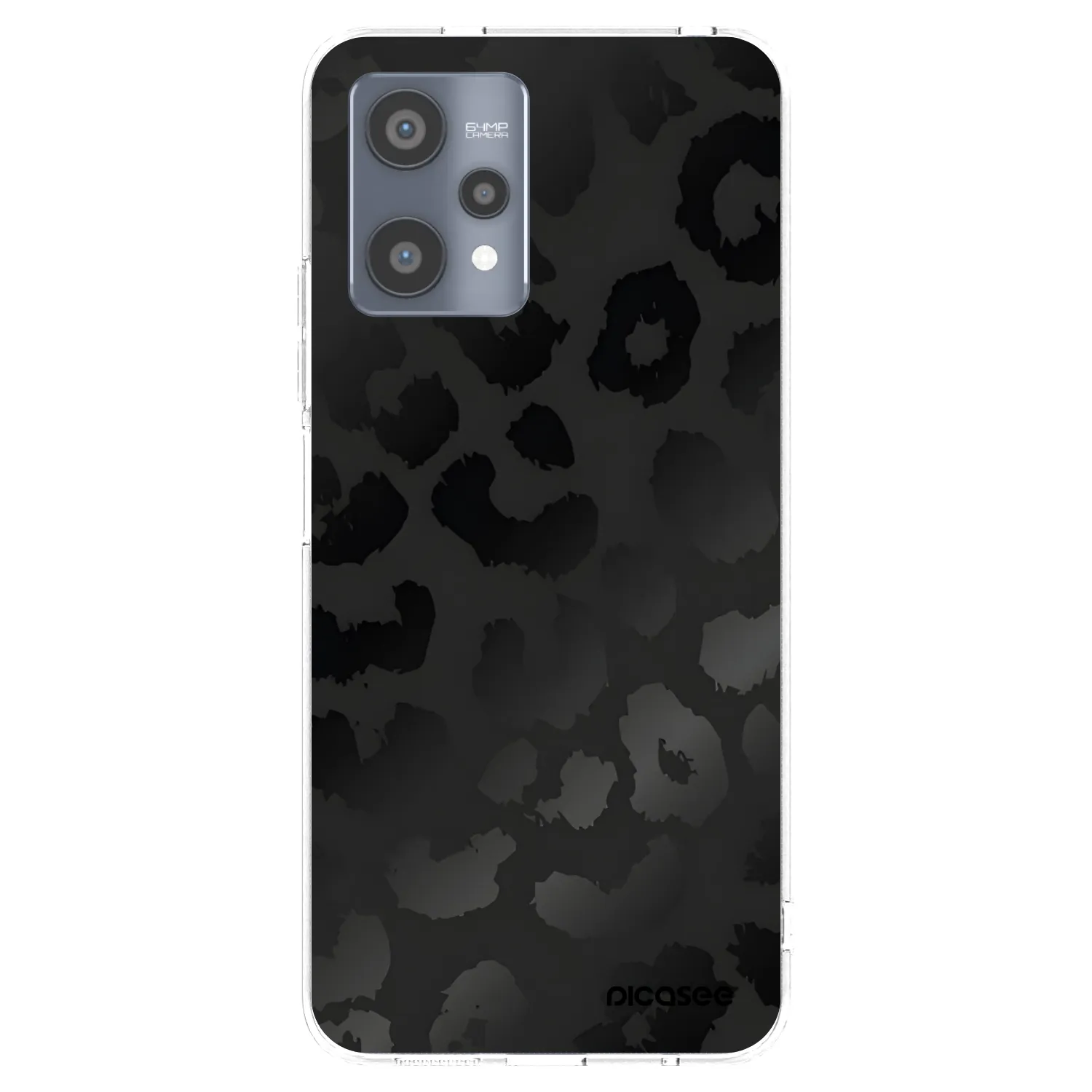 Picasee husă transparentă din silicon pentru Realme 9 Pro 5G - Midnight Leopard