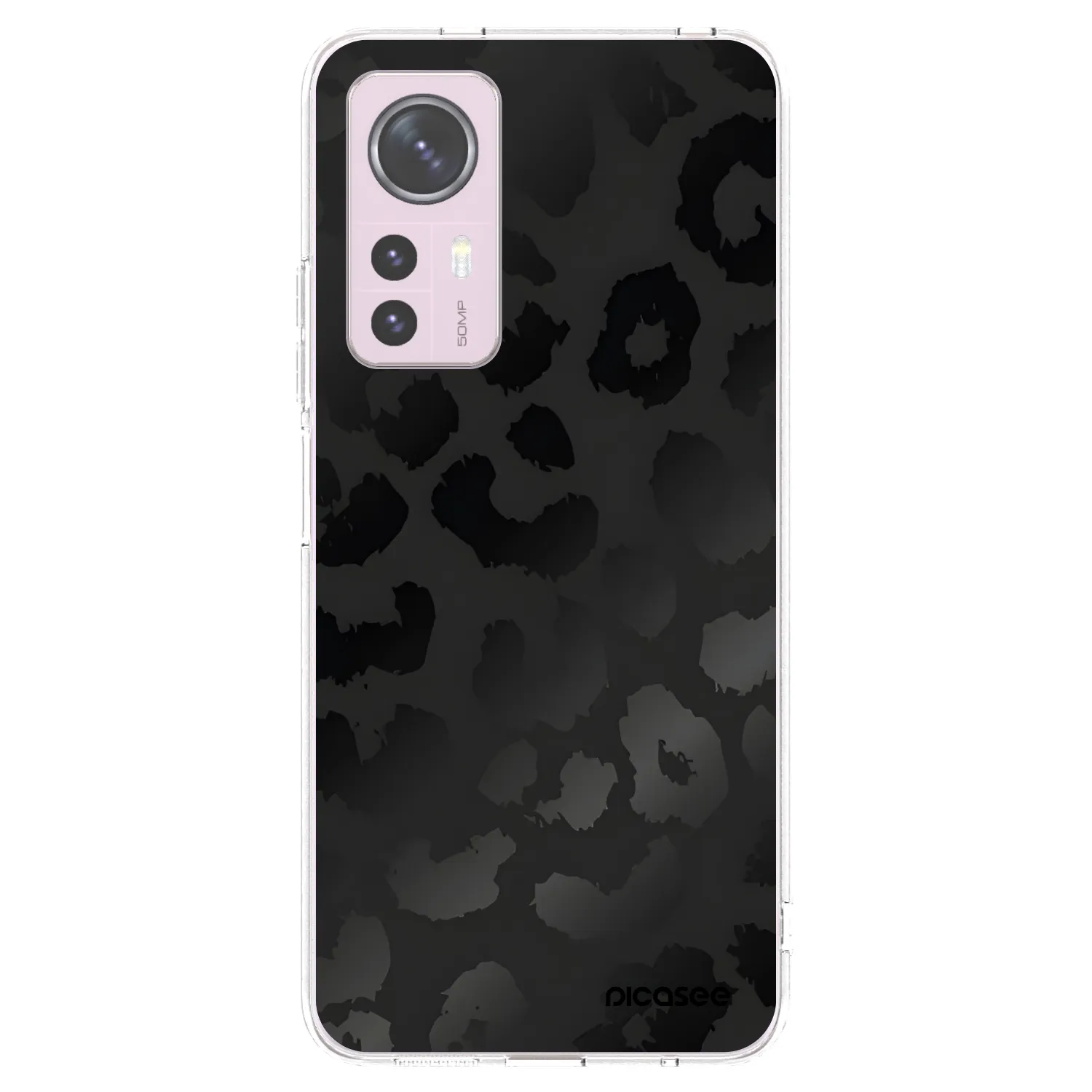 Picasee husă transparentă din silicon pentru Xiaomi 12 - Midnight Leopard