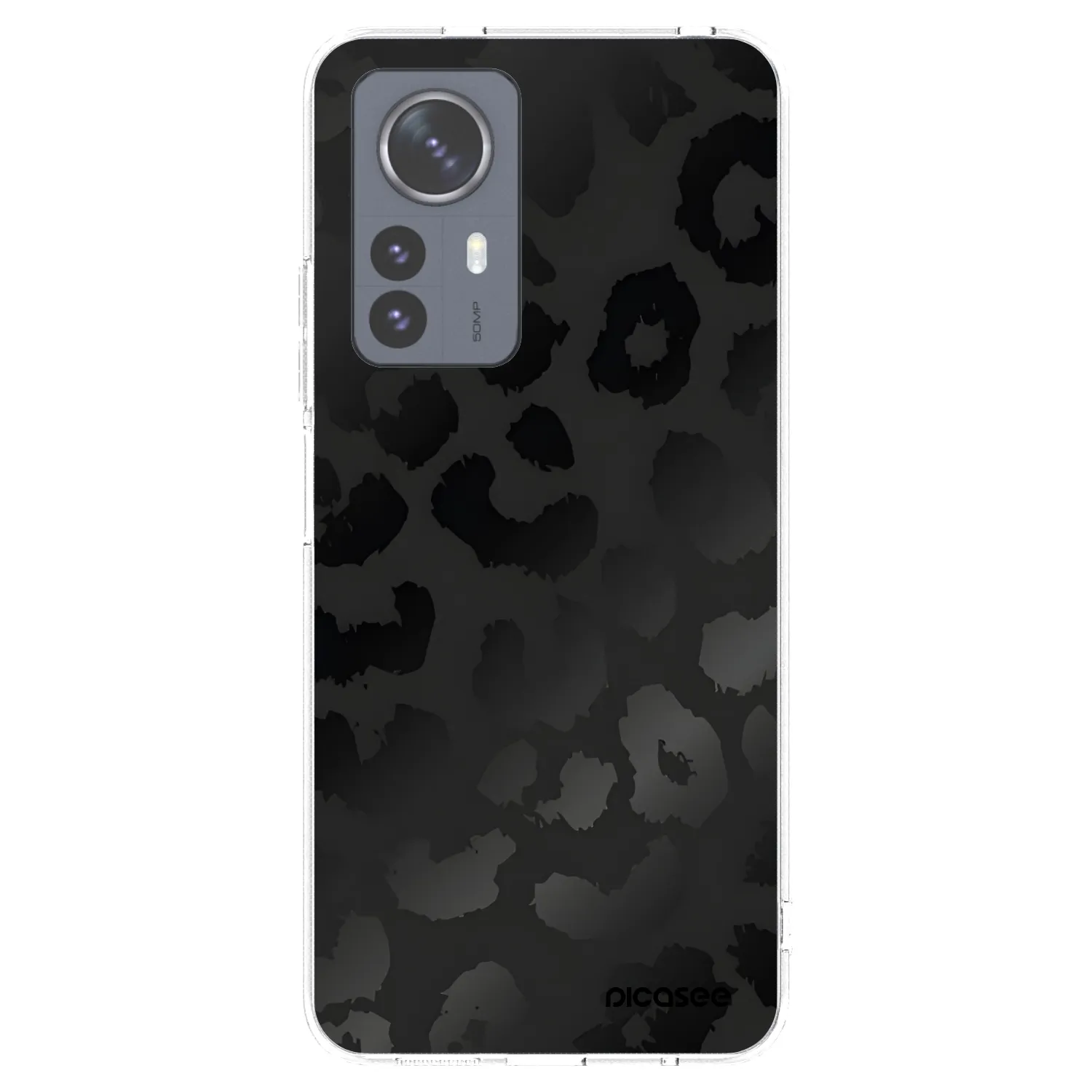 Picasee husă transparentă din silicon pentru Xiaomi 12 Pro - Midnight Leopard