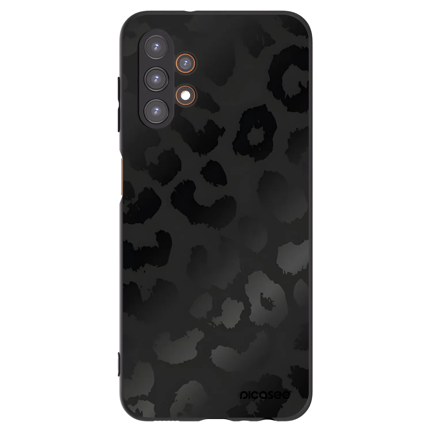 Picasee husă neagră din silicon pentru Samsung Galaxy A13 4G A135 - Midnight Leopard