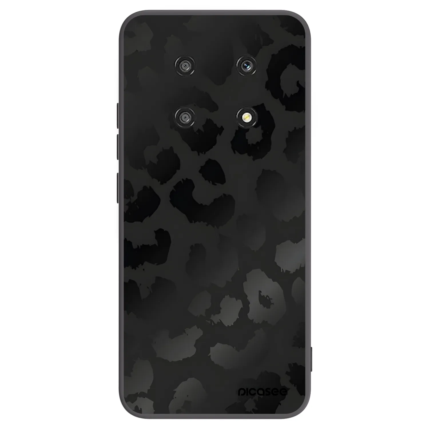 Picasee husă neagră din silicon pentru Honor Magic4 Lite 5G - Midnight Leopard