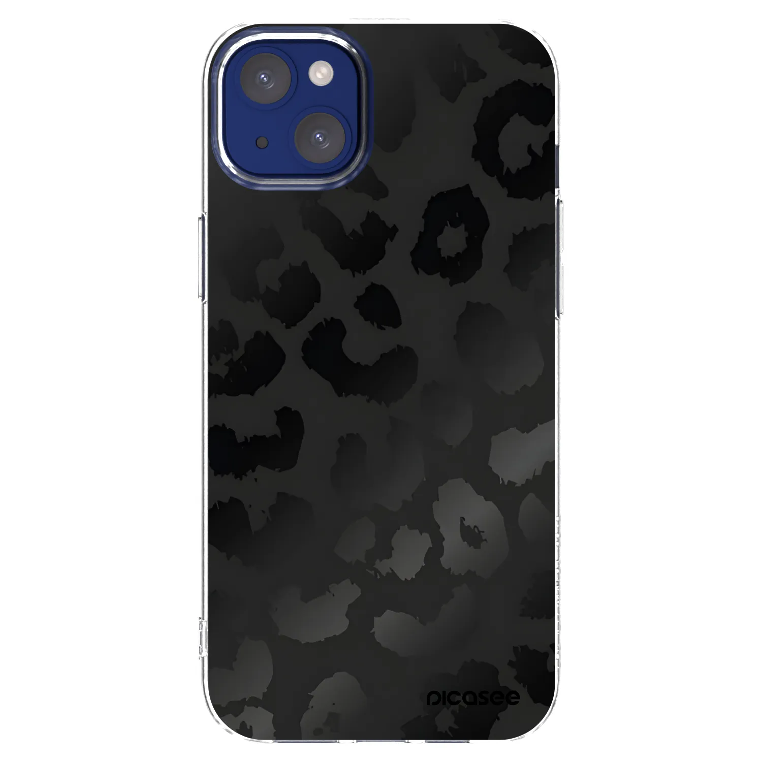 Picasee husă transparentă din silicon pentru Apple iPhone 14 Plus - Midnight Leopard