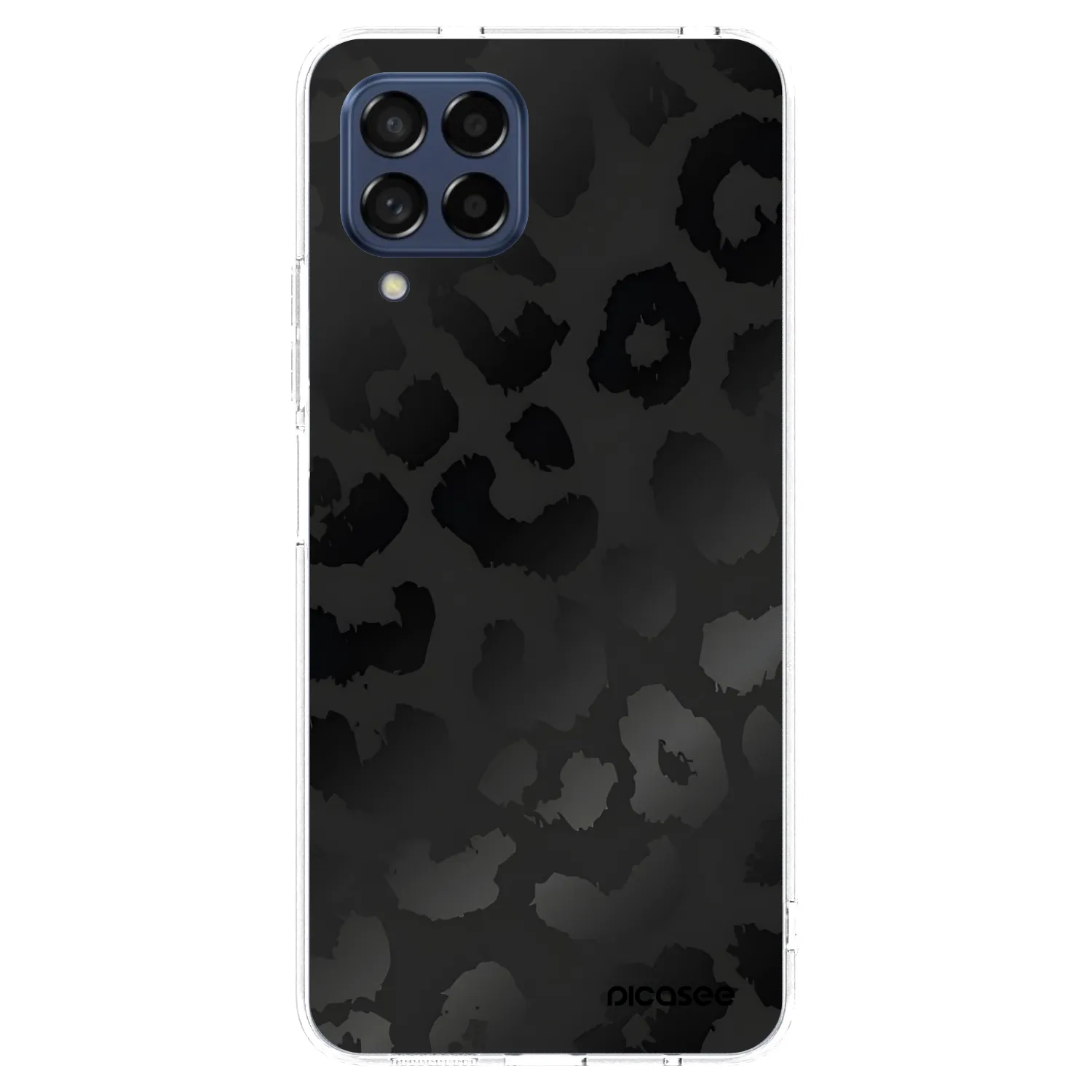 Picasee husă transparentă din silicon pentru Samsung Galaxy M53 5G - Midnight Leopard