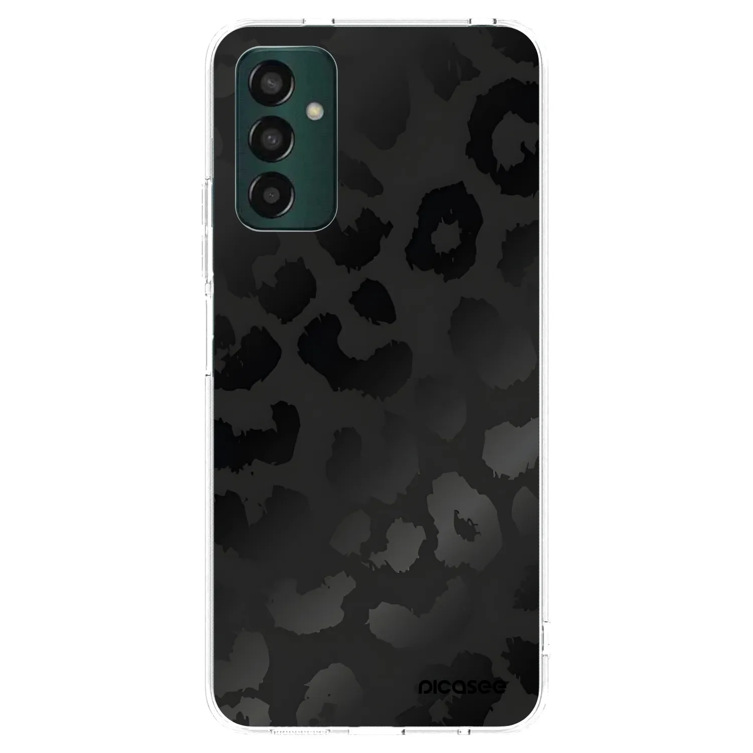 Picasee husă transparentă din silicon pentru Samsung Galaxy M13 M135F - Midnight Leopard