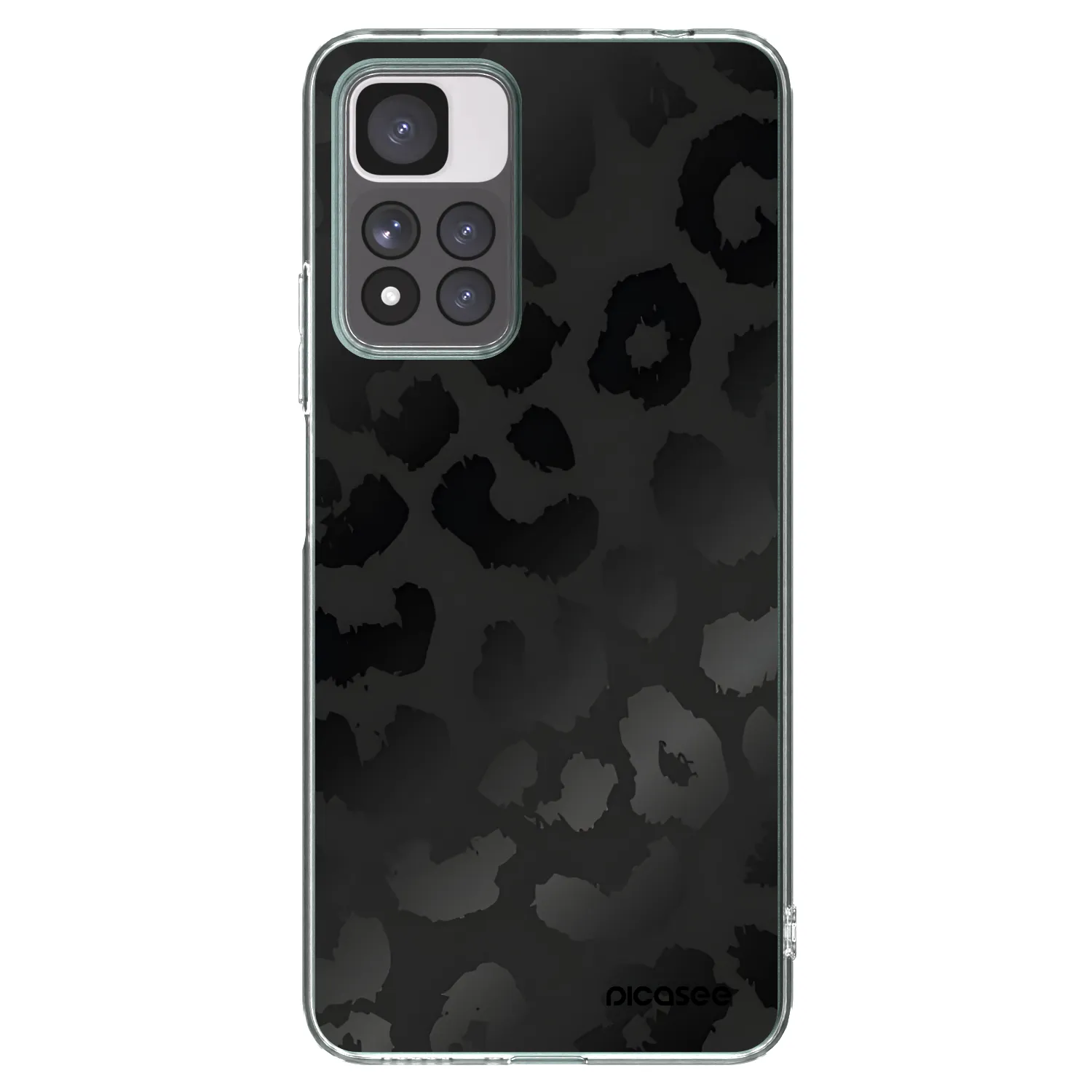 Picasee husă transparentă din silicon pentru Xiaomi Redmi Note 11 Pro+ 5G - Midnight Leopard