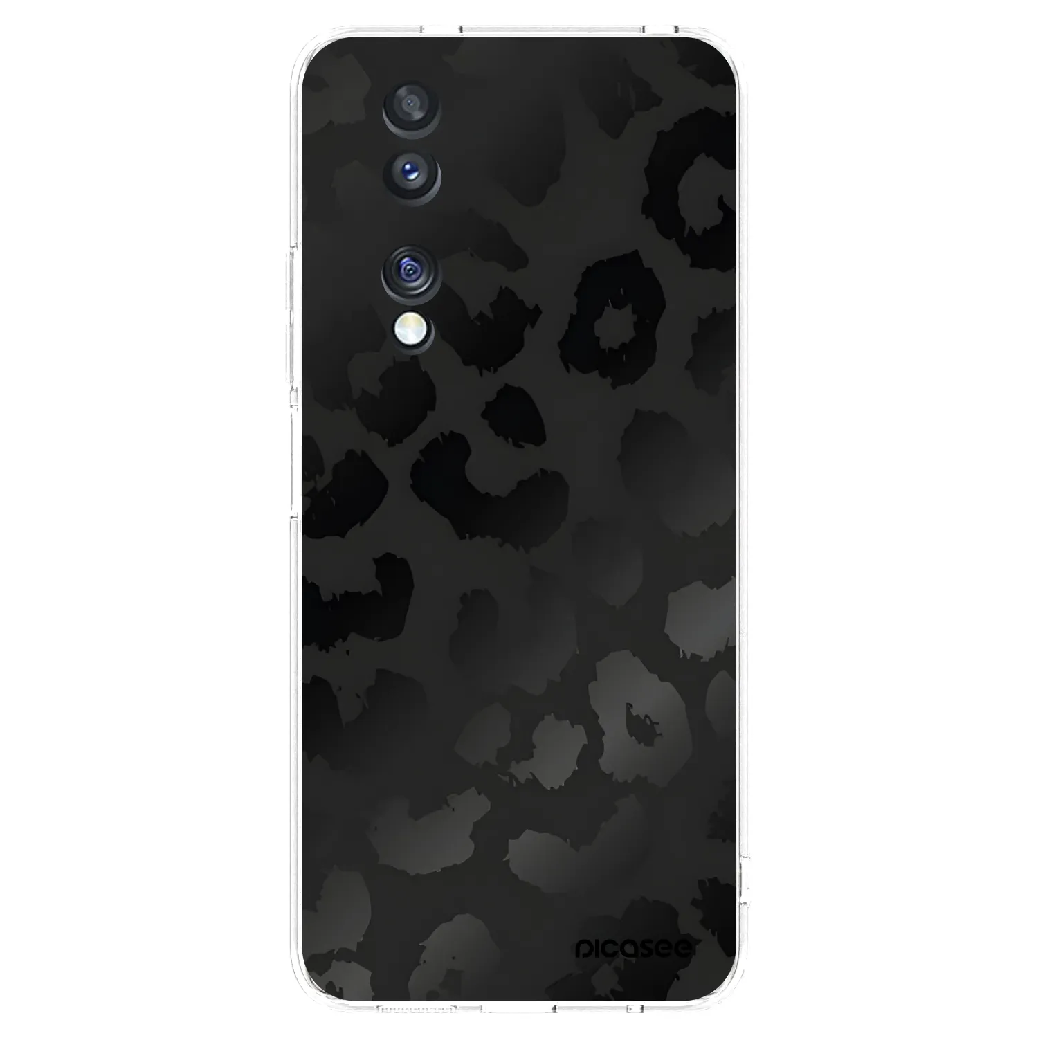 Picasee husă transparentă din silicon pentru Honor 70 - Midnight Leopard