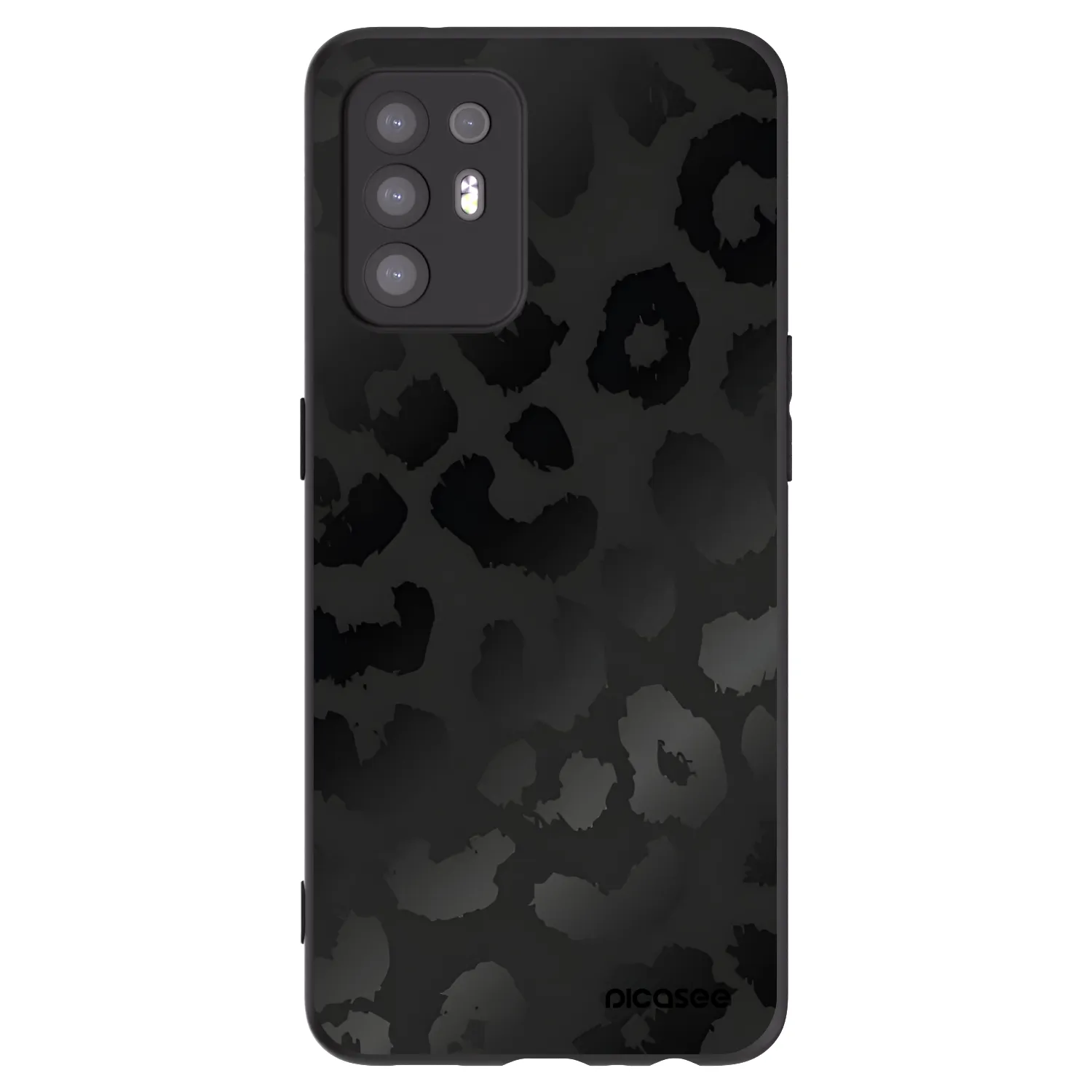 Picasee husă neagră din silicon pentru OPPO A94 5G - Midnight Leopard
