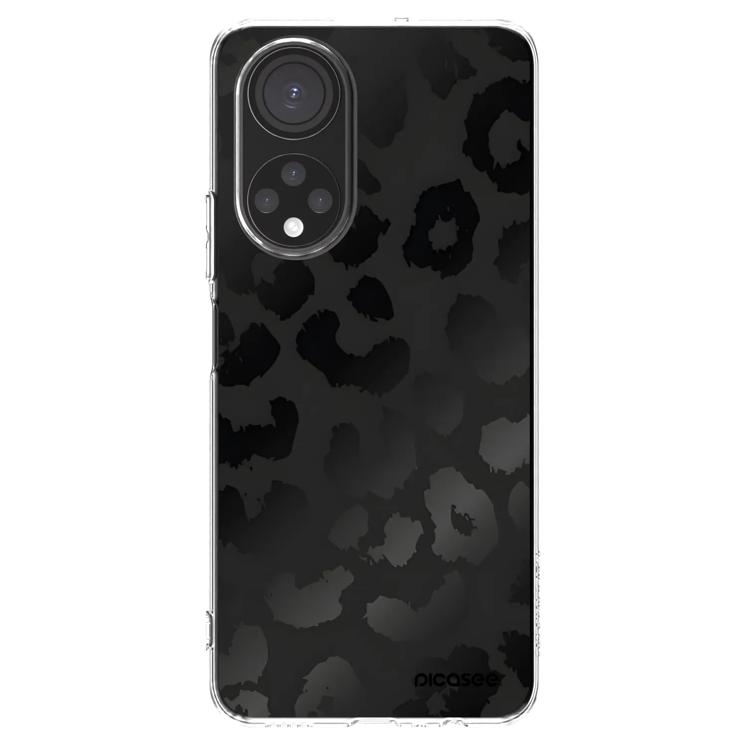 Picasee husă transparentă din silicon pentru Honor X7 - Midnight Leopard
