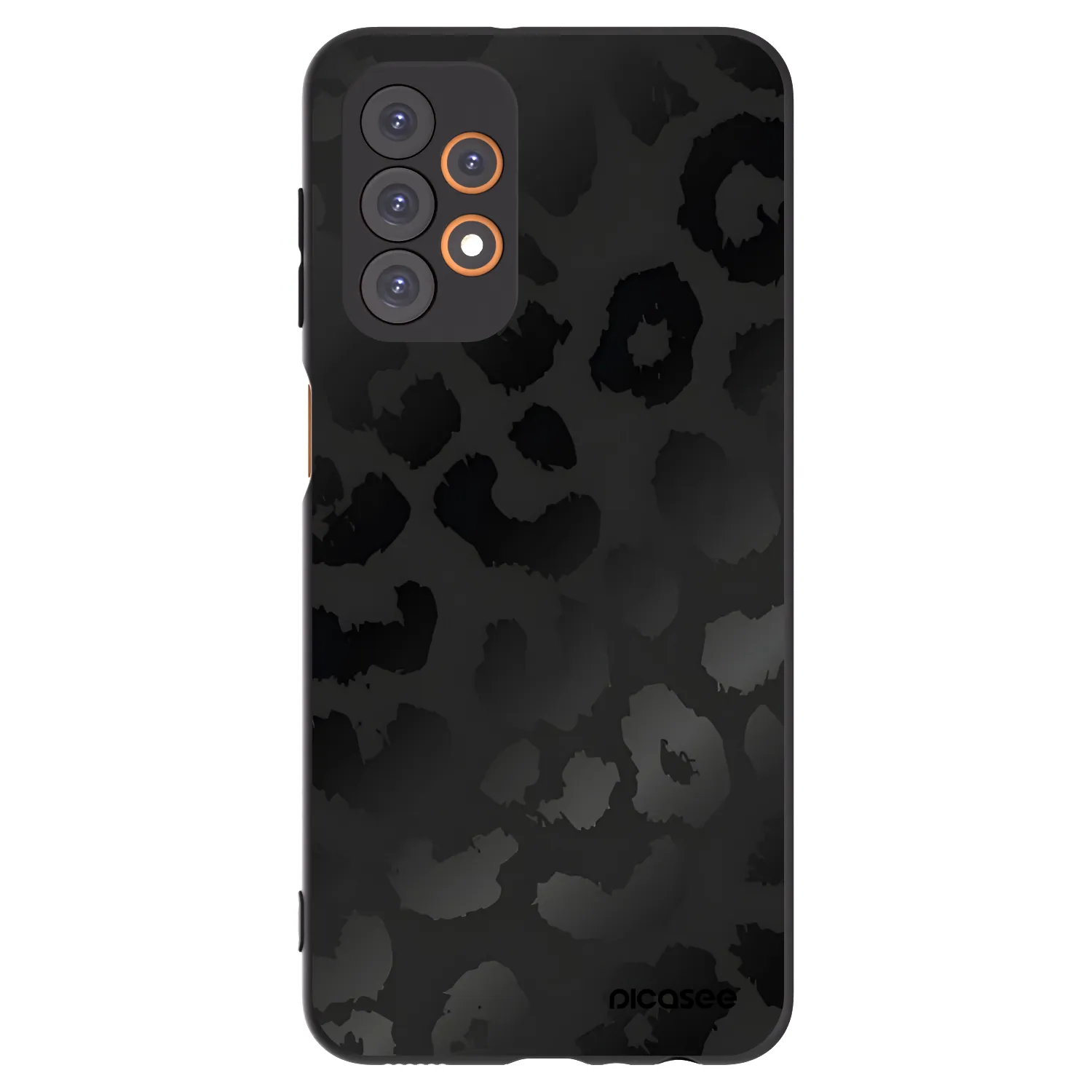 Picasee husă neagră din silicon pentru Samsung Galaxy A23 A236B 5G - Midnight Leopard
