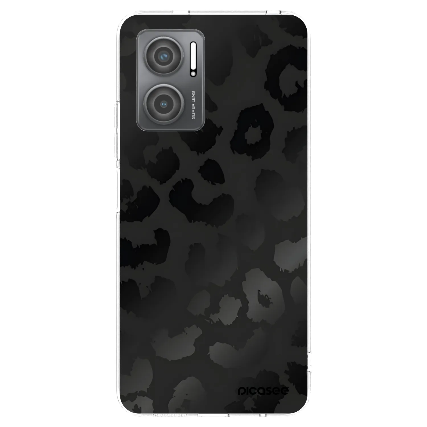 Picasee husă transparentă din silicon pentru Xiaomi Redmi 10 5G - Midnight Leopard