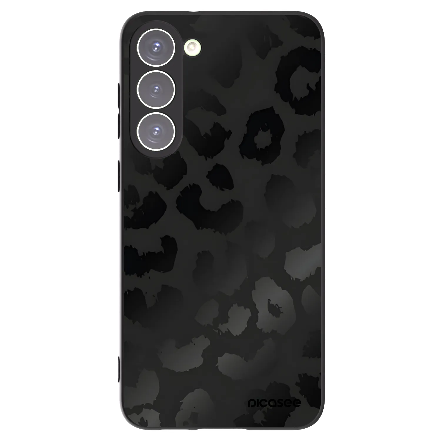 Picasee husă neagră din silicon pentru Samsung Galaxy S23+ 5G - Midnight Leopard