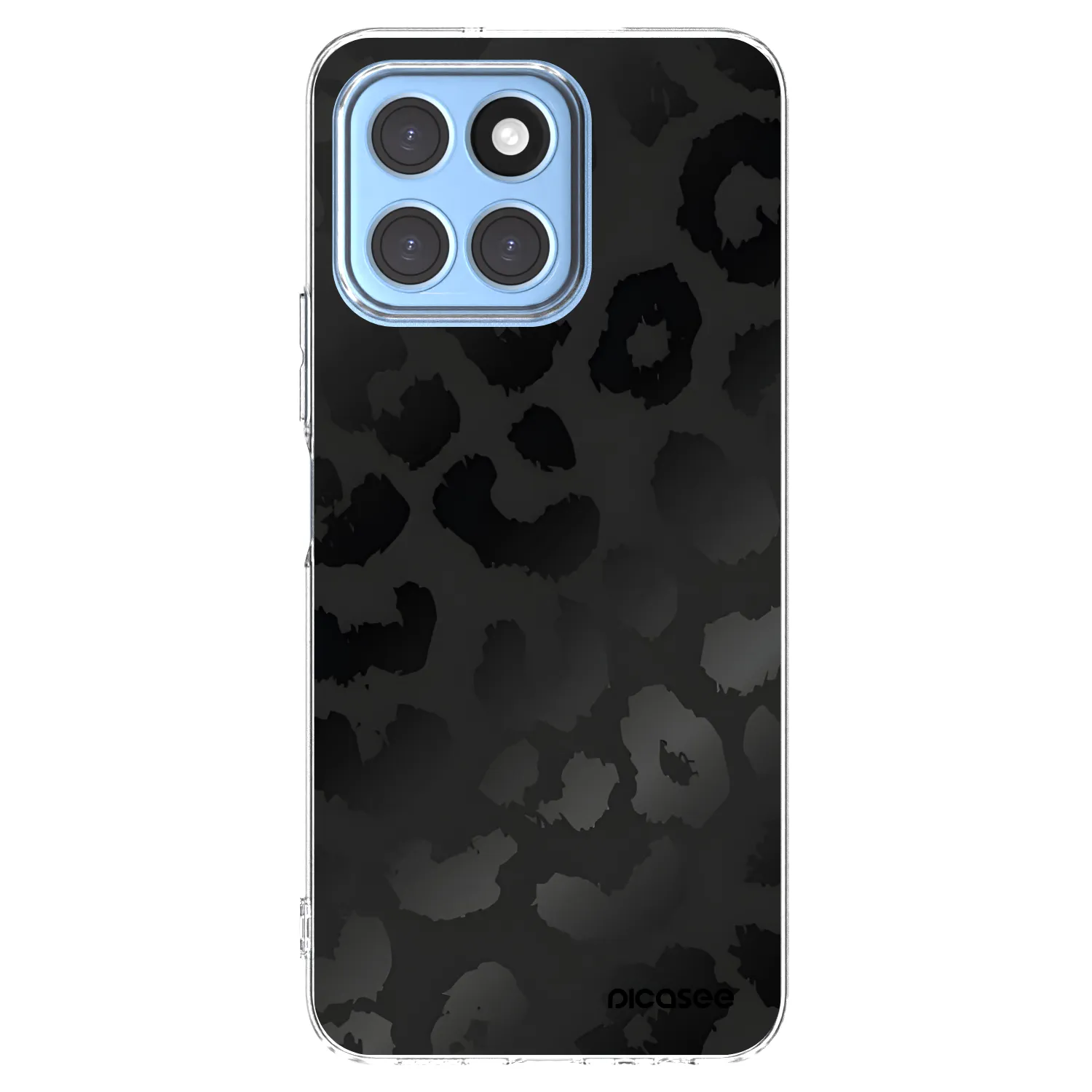 Picasee husă transparentă din silicon pentru Honor X8 5G - Midnight Leopard