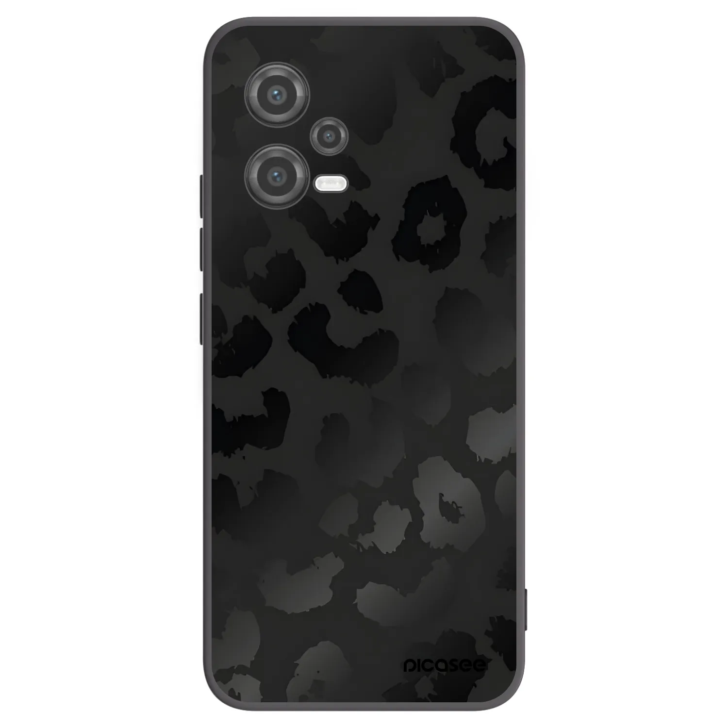 Picasee husă neagră din silicon pentru Xiaomi Poco X5 - Midnight Leopard
