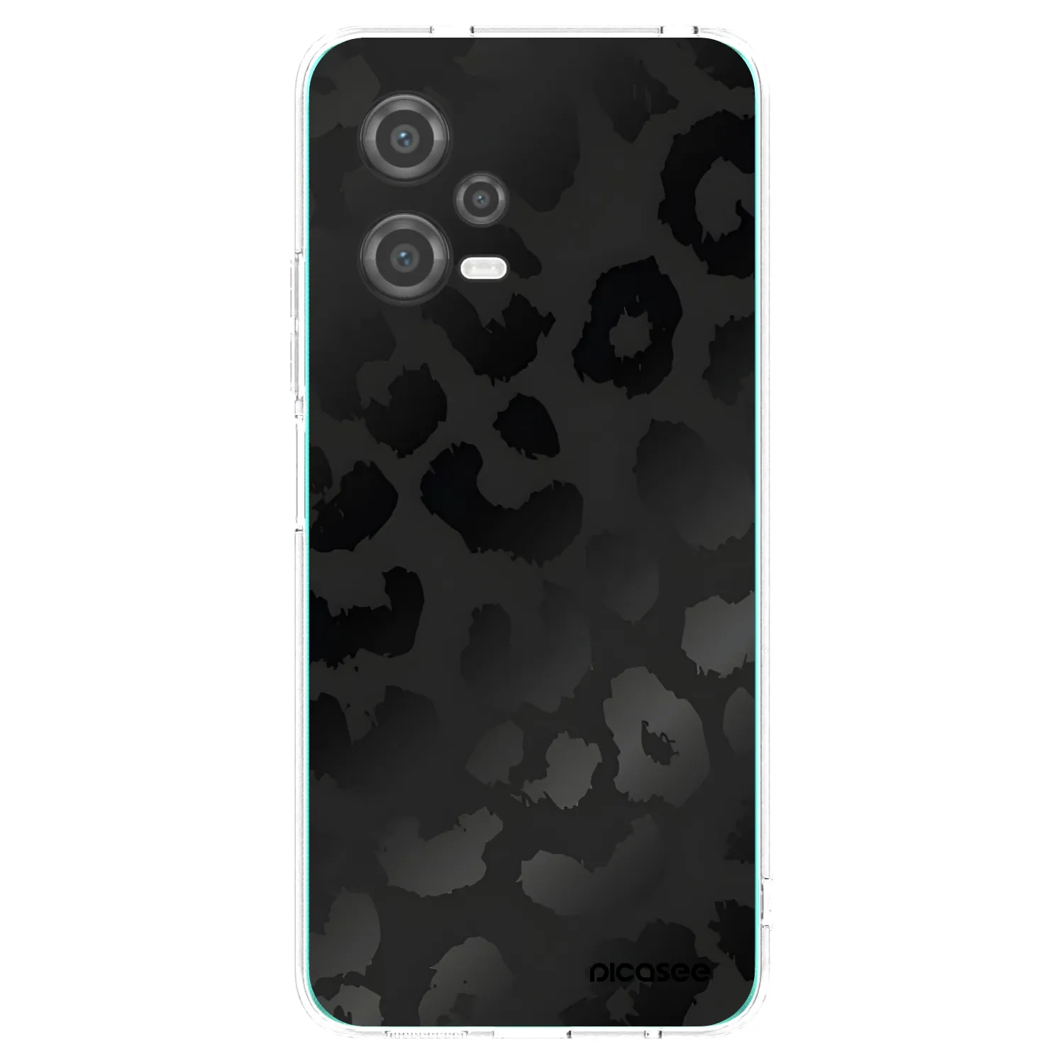 Picasee husă transparentă din silicon pentru Xiaomi Poco X5 - Midnight Leopard