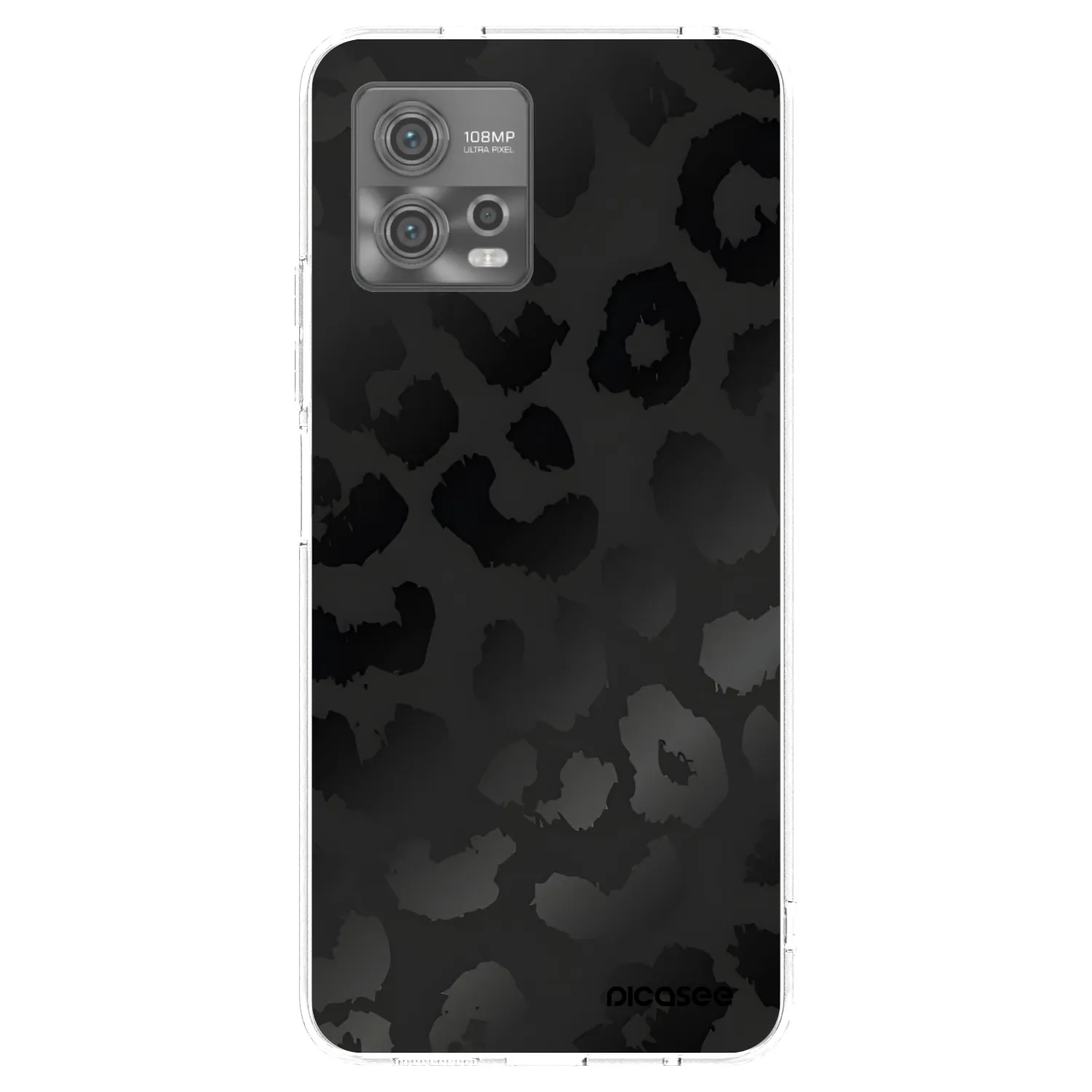 Picasee husă transparentă din silicon pentru Motorola Moto G72 - Midnight Leopard