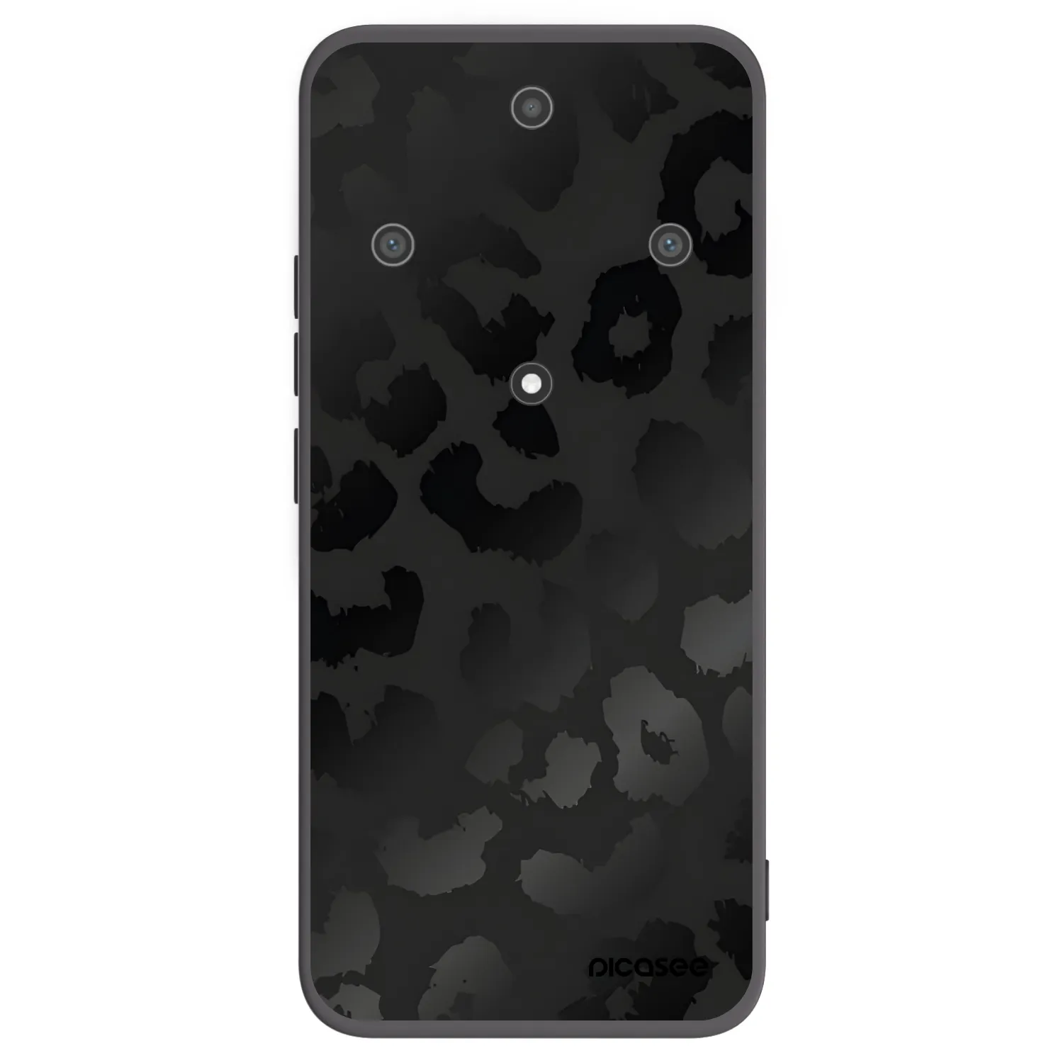 Picasee husă neagră din silicon pentru Honor Magic5 Lite 5G - Midnight Leopard