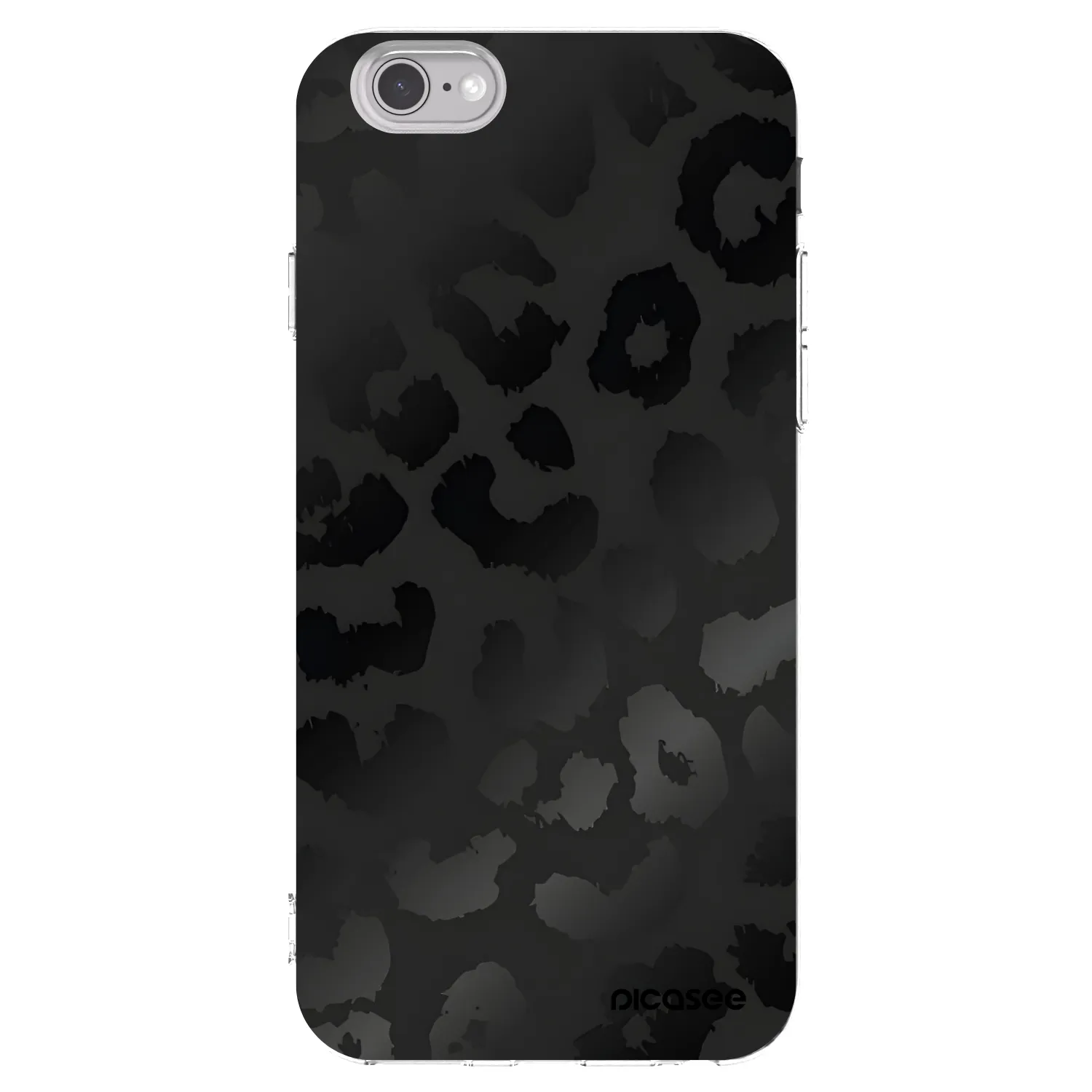 Picasee husă transparentă din silicon pentru Apple iPhone 6/6S - Midnight Leopard
