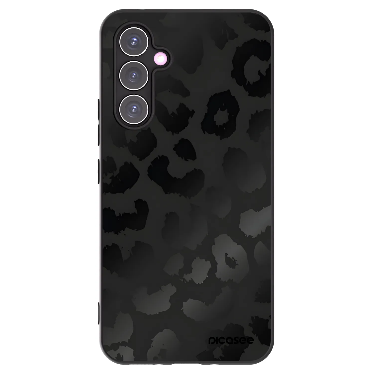 Picasee husă neagră din silicon pentru Samsung Galaxy A54 5G A546B - Midnight Leopard