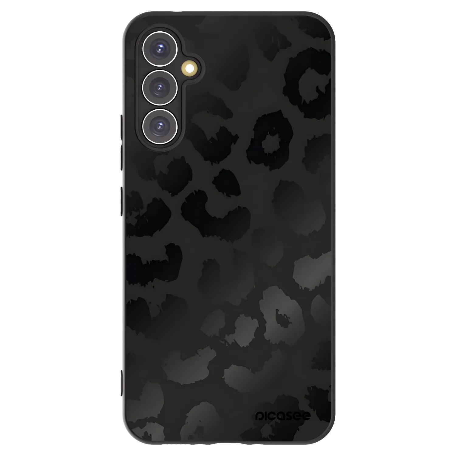 Picasee husă neagră din silicon pentru Samsung Galaxy A34 5G A346B - Midnight Leopard