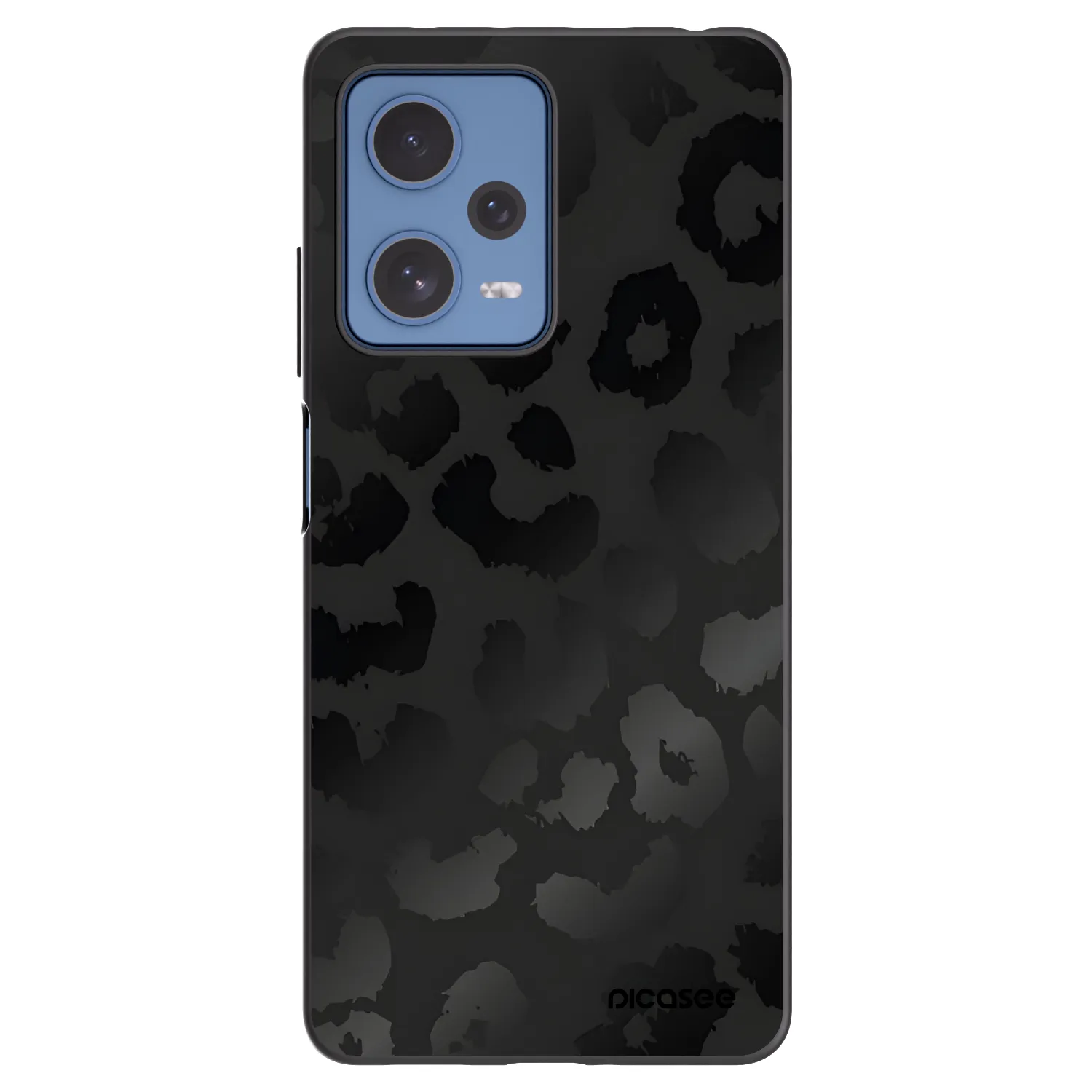 Picasee husă neagră din silicon pentru Xiaomi Redmi Note 12 Pro 5G - Midnight Leopard