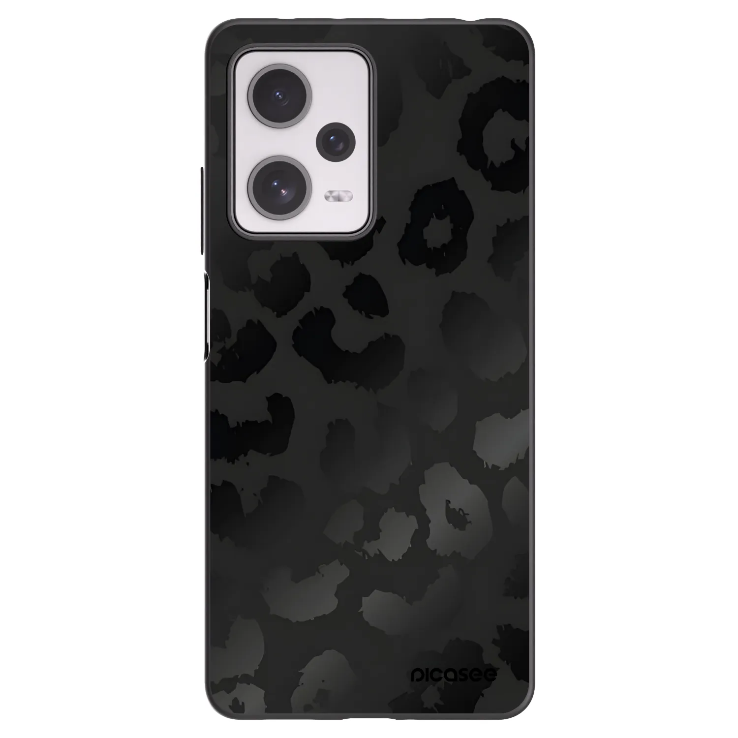 Picasee husă neagră din silicon pentru Xiaomi Redmi Note 12 Pro+ 5G - Midnight Leopard