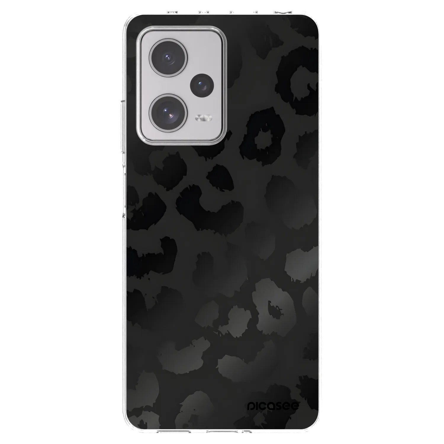 Picasee husă transparentă din silicon pentru Xiaomi Redmi Note 12 Pro+ 5G - Midnight Leopard