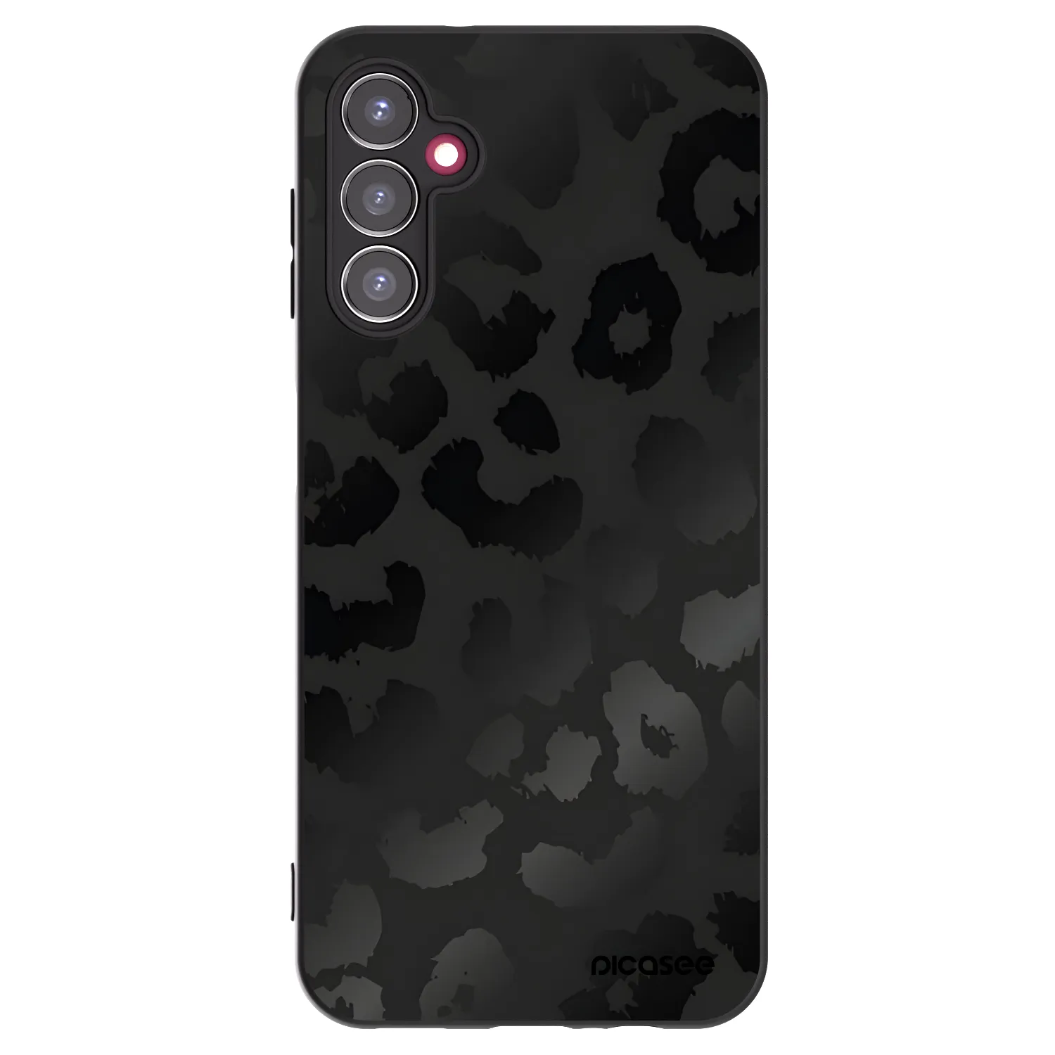 Picasee husă neagră din silicon pentru Samsung Galaxy A14 4G A145R - Midnight Leopard