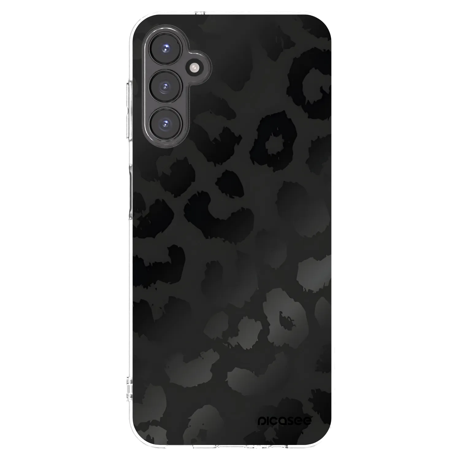 Picasee husă transparentă din silicon pentru Samsung Galaxy A14 4G A145R - Midnight Leopard