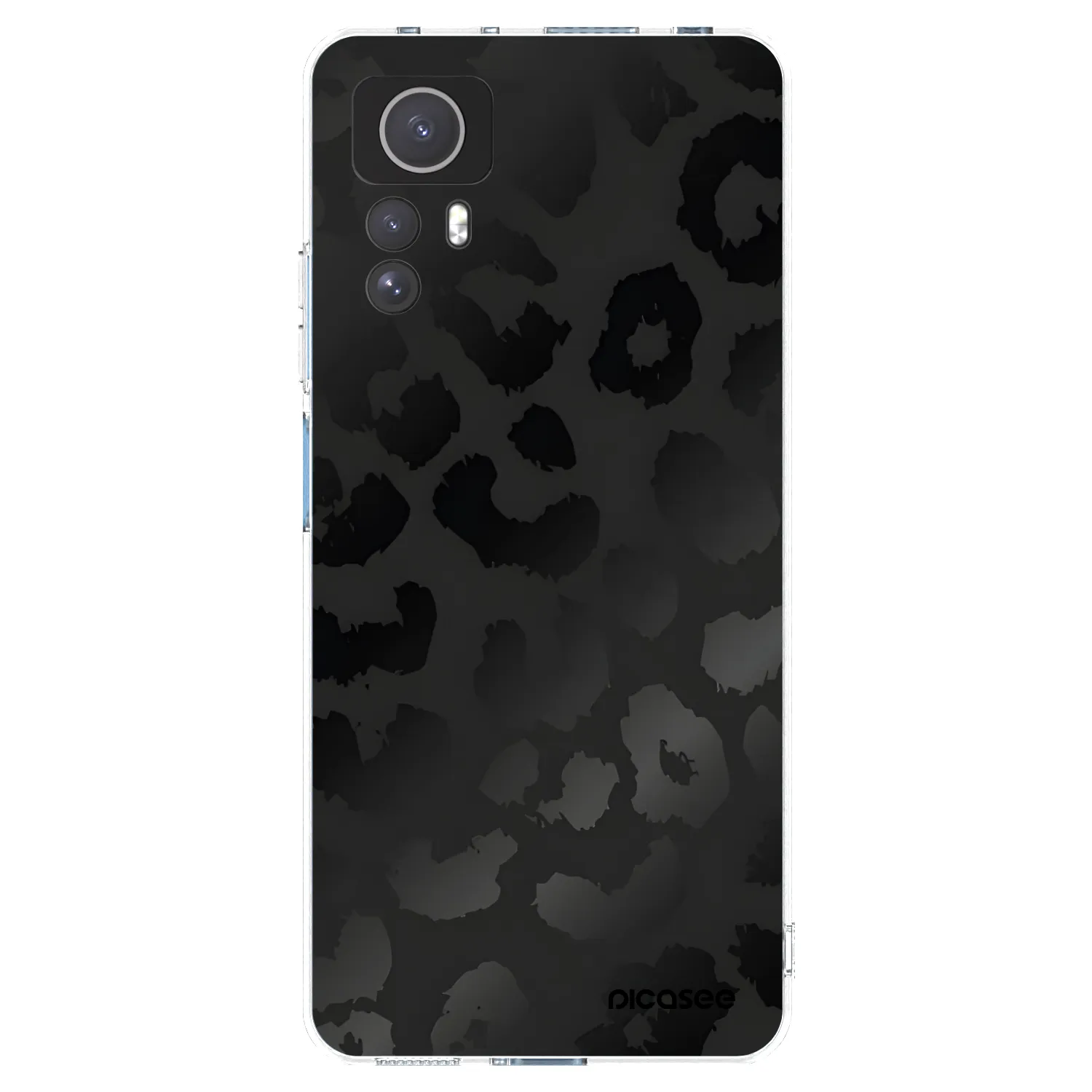 Picasee husă transparentă din silicon pentru Xiaomi Redmi Note 12S - Midnight Leopard