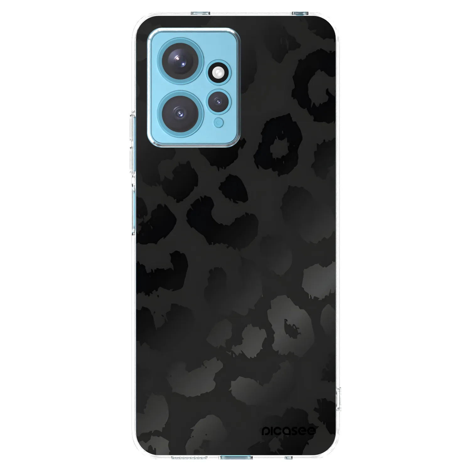 Picasee husă transparentă din silicon pentru Xiaomi Redmi Note 12 4G - Midnight Leopard